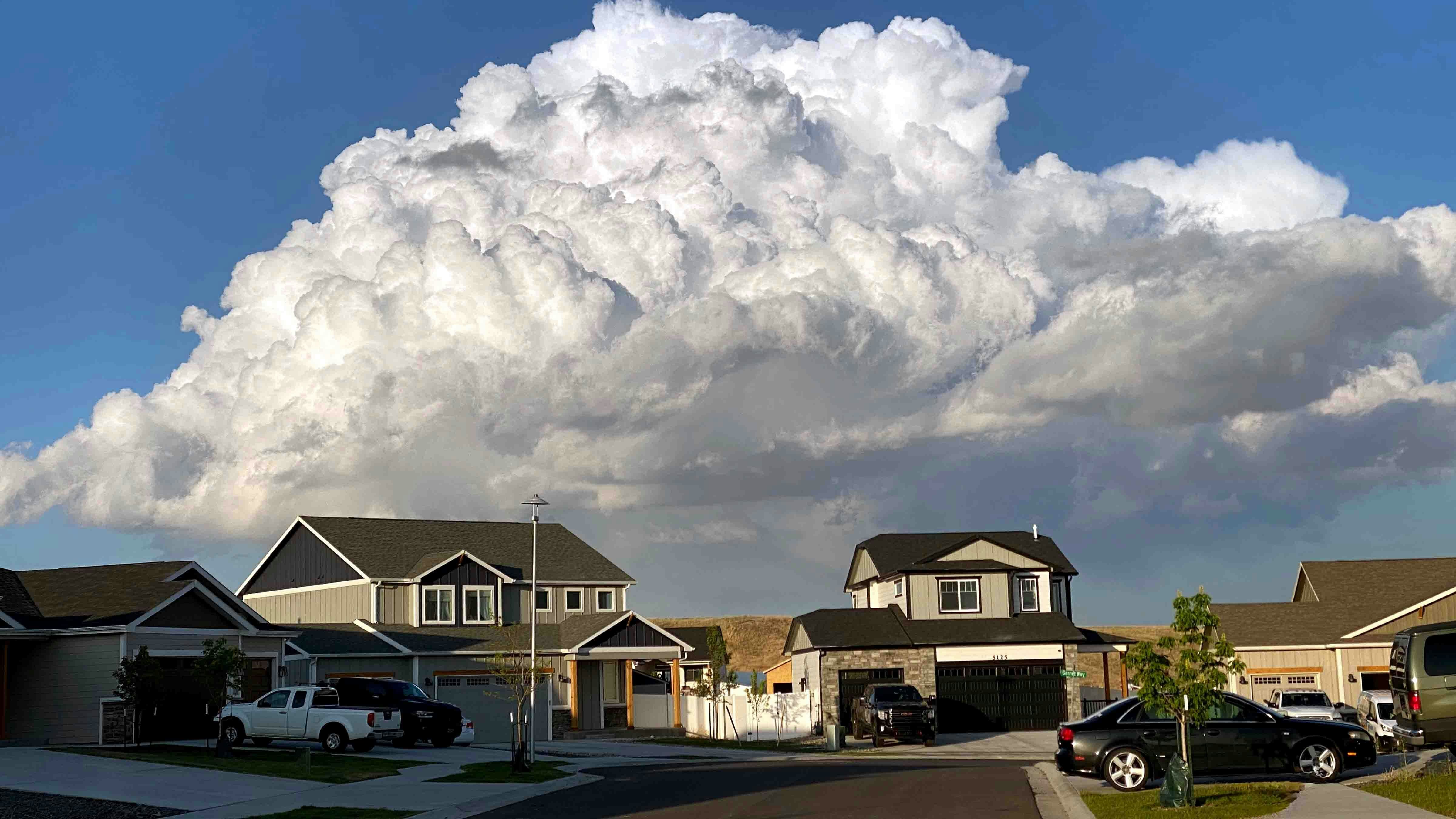 Thunderclouds in Cheyenne on May 31, 2024