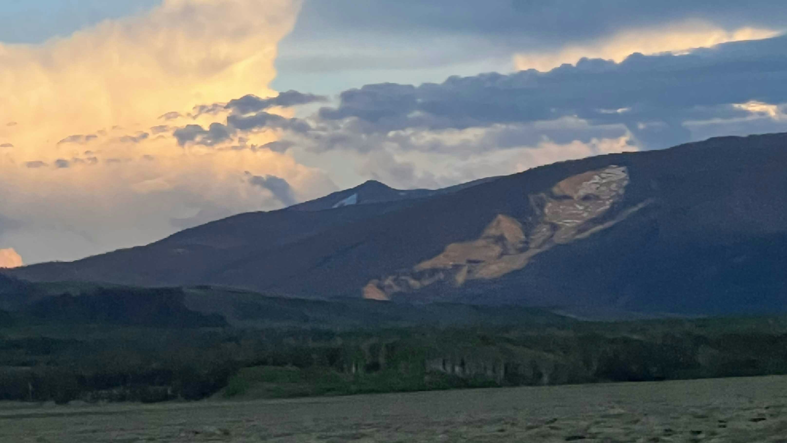 "ET on the hillside. My brother took this photo from outside the Jackson area by the airport looking east last week while on a tour of Yellowstone and Tetons. This is not AI !!!" Reader photo: Eric Sharp