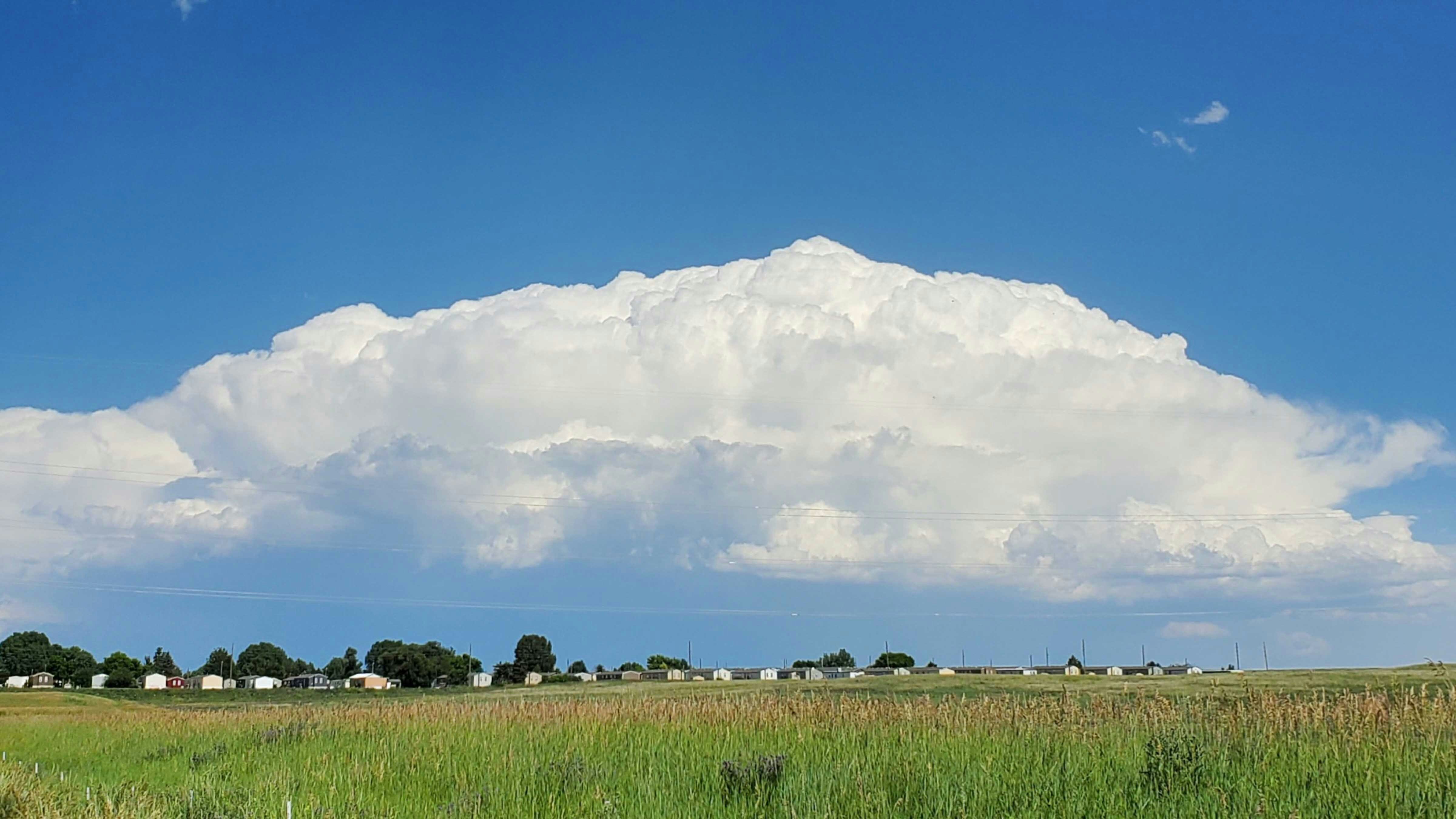 Thunderstorms seen from Granite Reservoir on June 26, 2023.