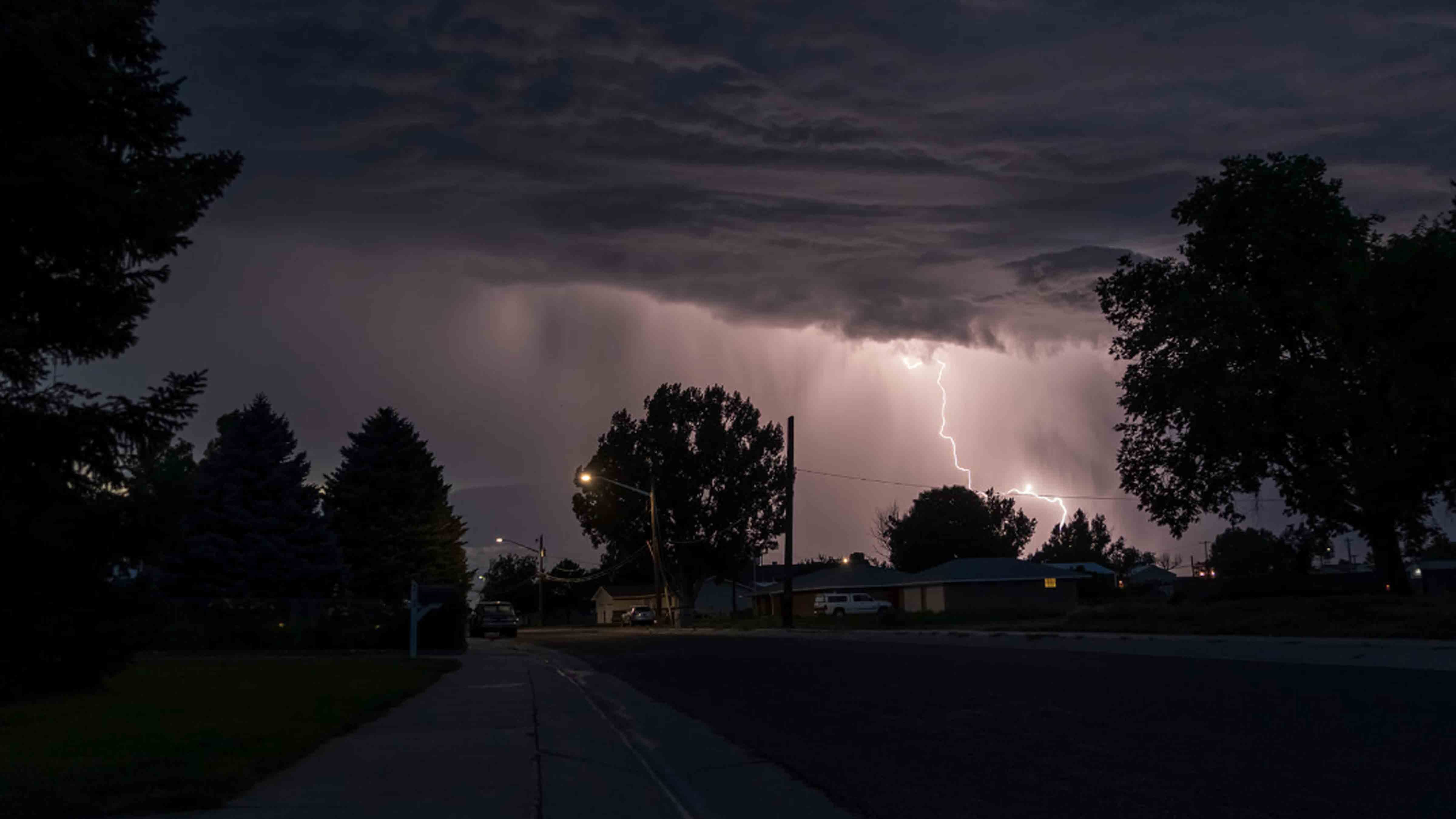 Thunderstorms in Torrington, July 24, 2023