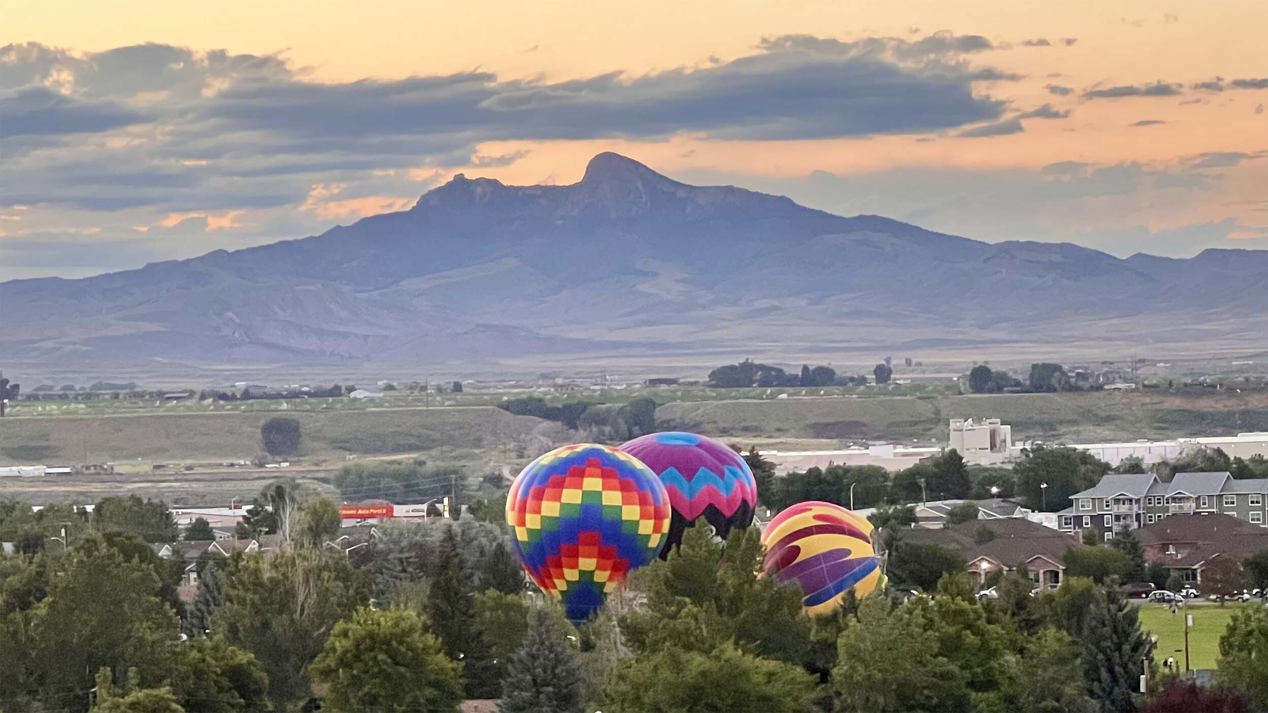 Looking toward Heart Mountain in Cody, Wyoming.