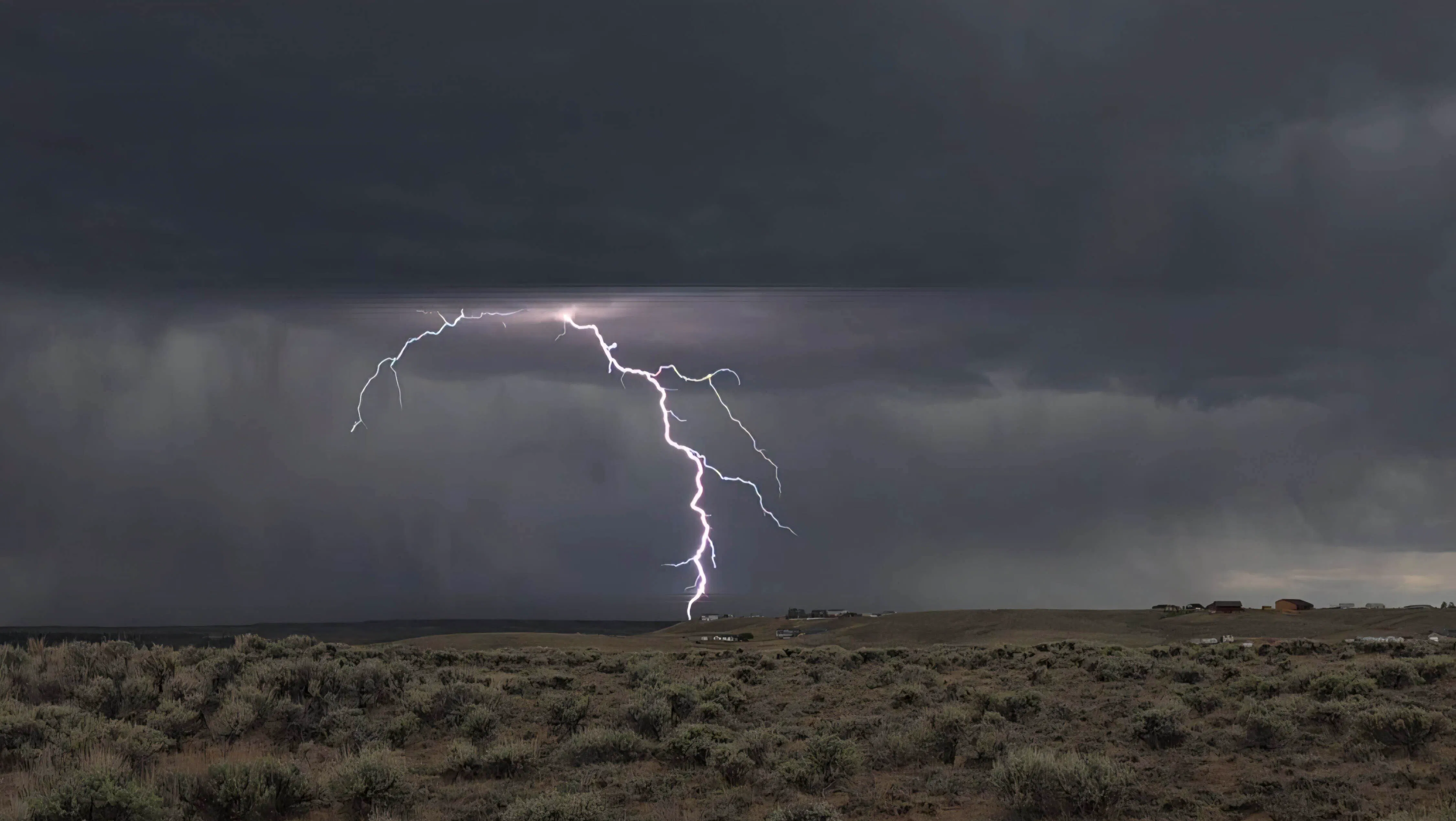Storm over Barger, Wyoming