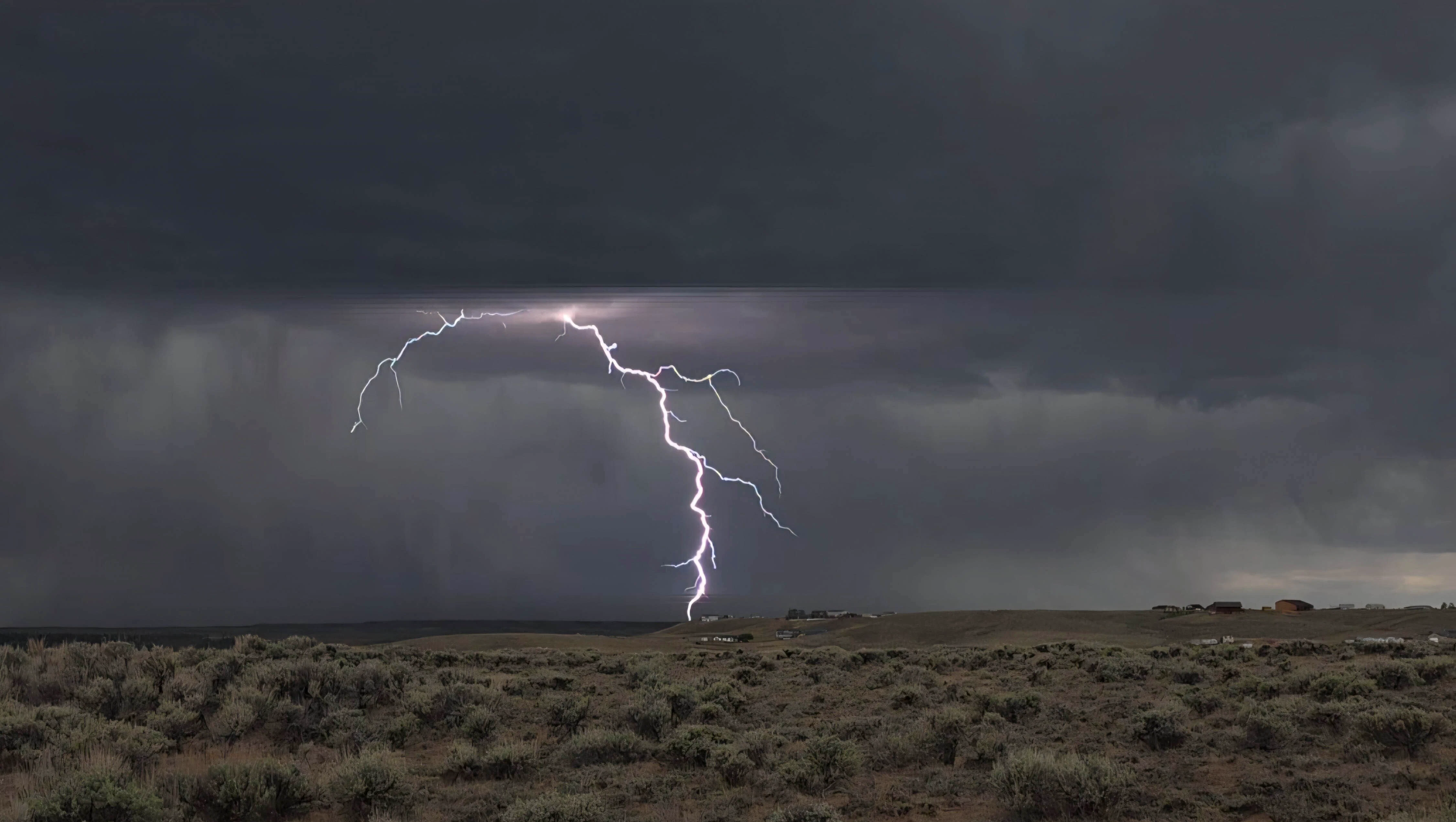 Storm over Barger, Wyoming