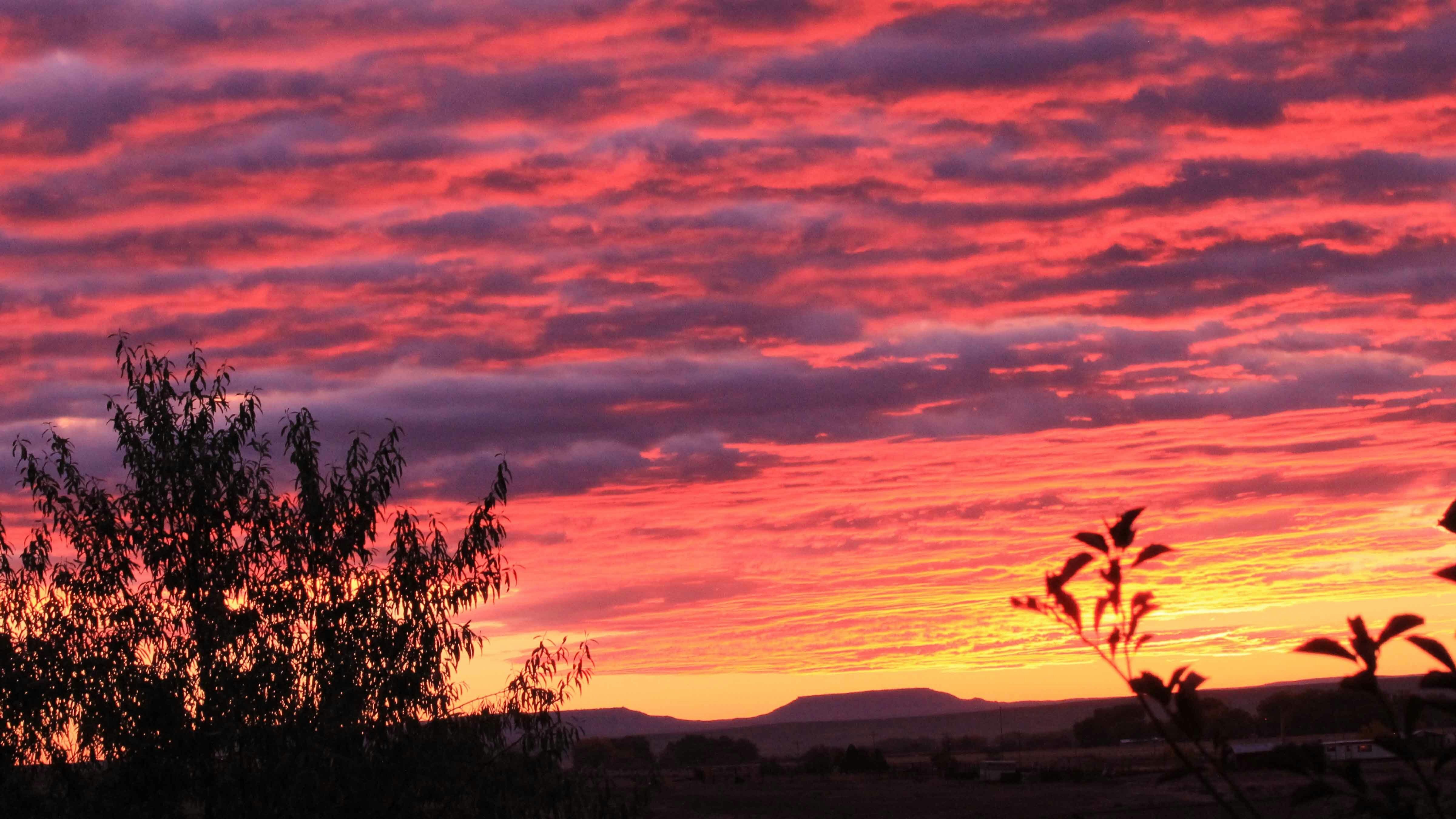 Sunrise in Kaycee, Wyoming