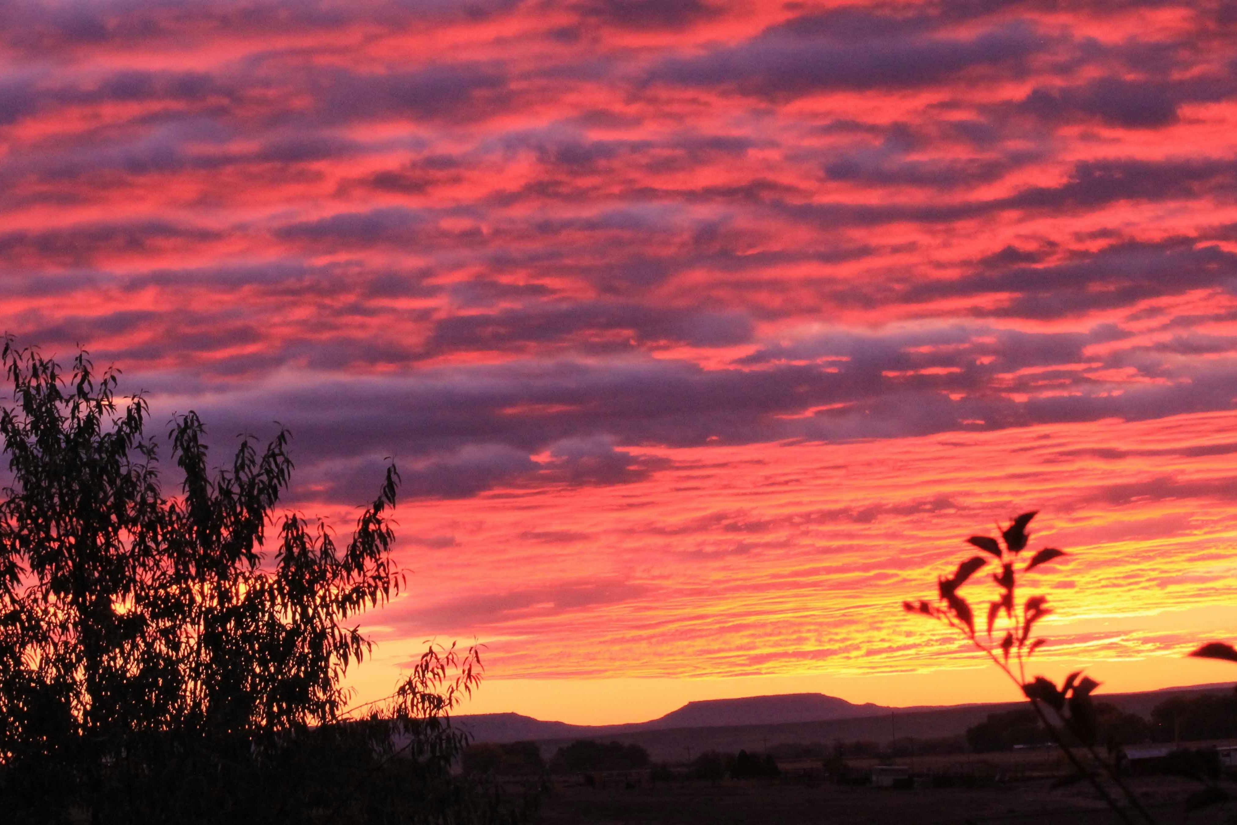 Sunrise in Kaycee, Wyoming