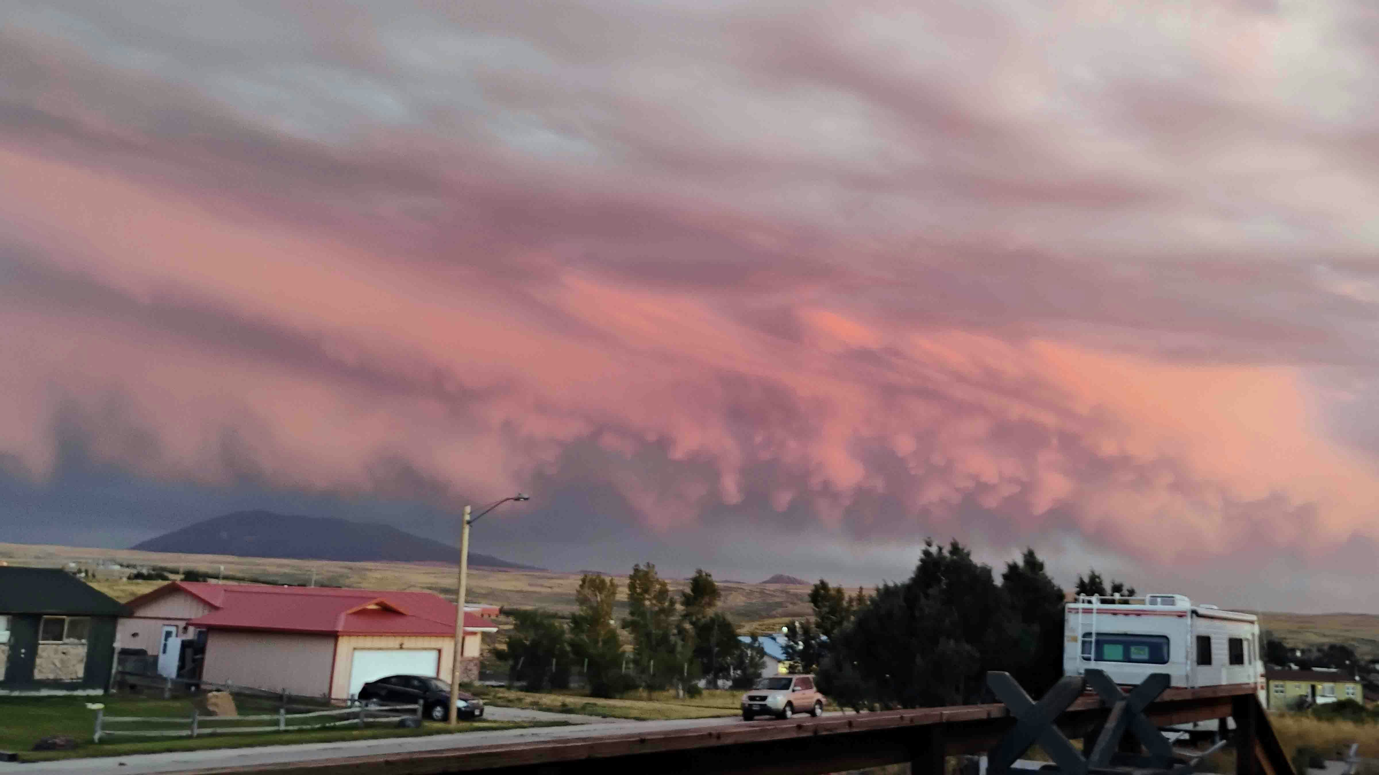 "Wyoming is always good for a photo op and Elk Mountain never disappoints."