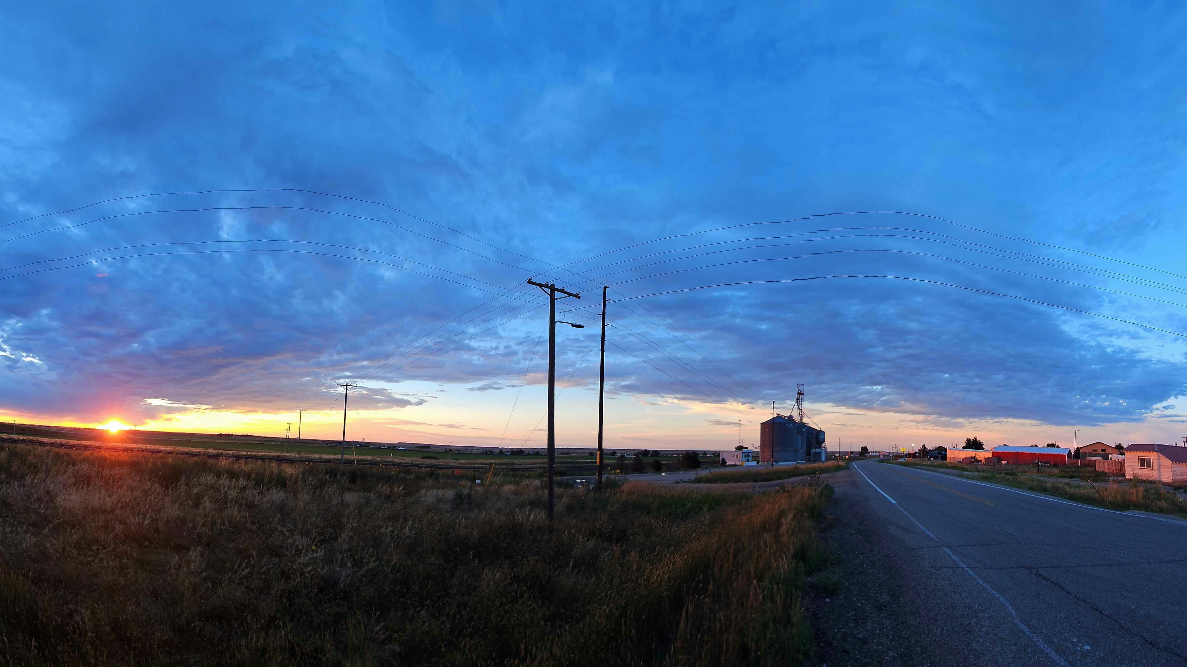 "Beautiful evening in Pine Bluffs, Wyoming" on August 4, 2023