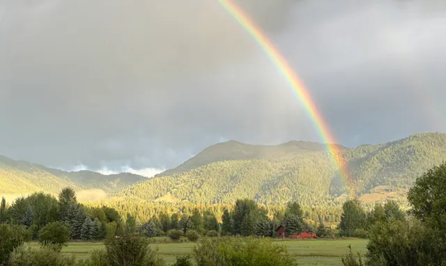 Rainbow over Teton Pass
