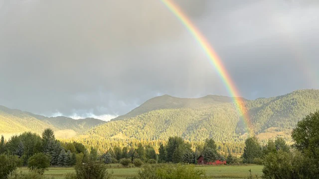 Rainbow over Teton Pass