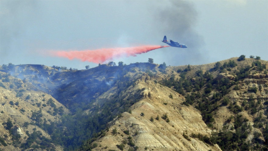 "Fire North of Meeteetse near intersection of Hwy 120 & Lower Greybull River Road."