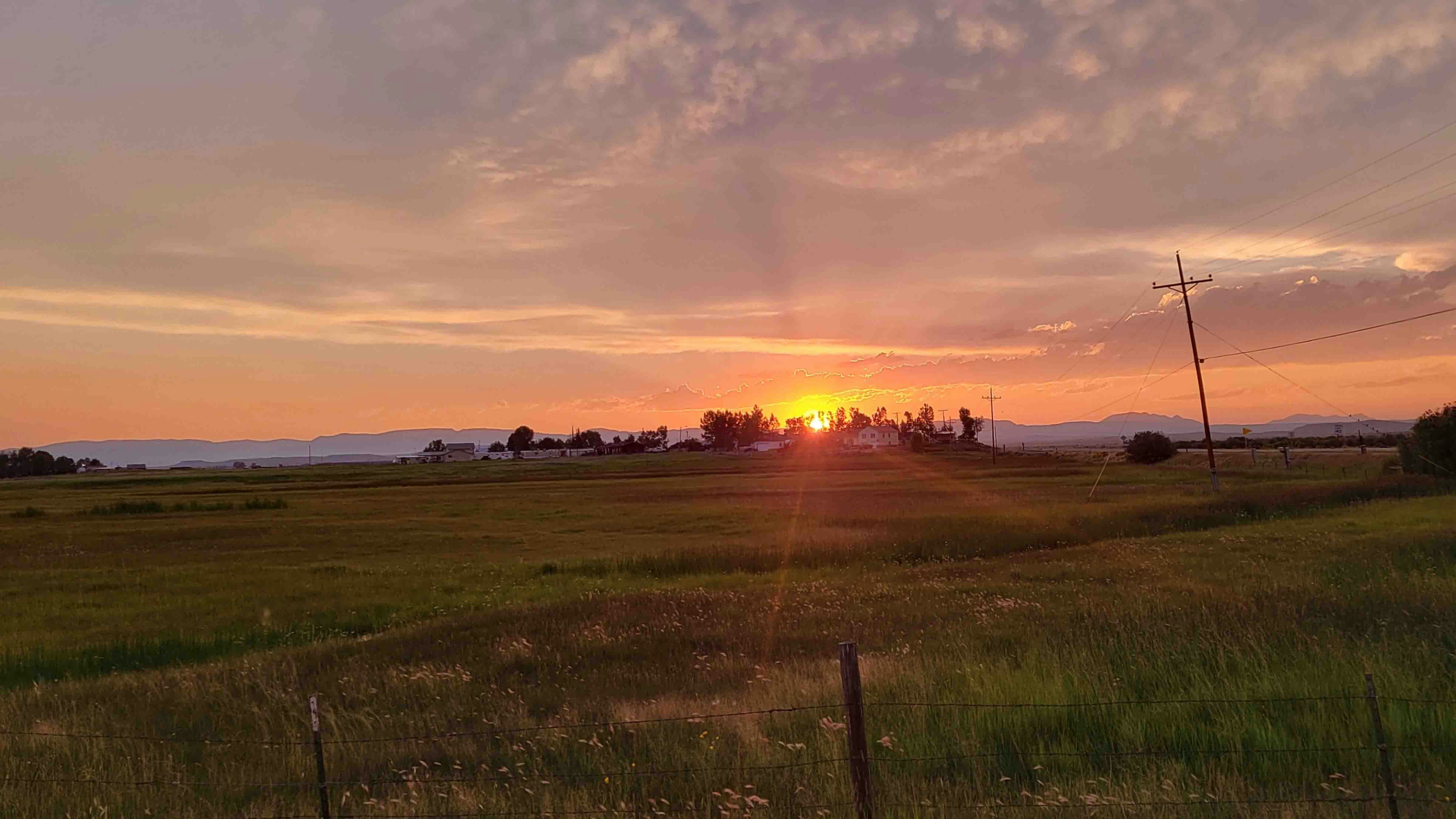 Big Piney sunset