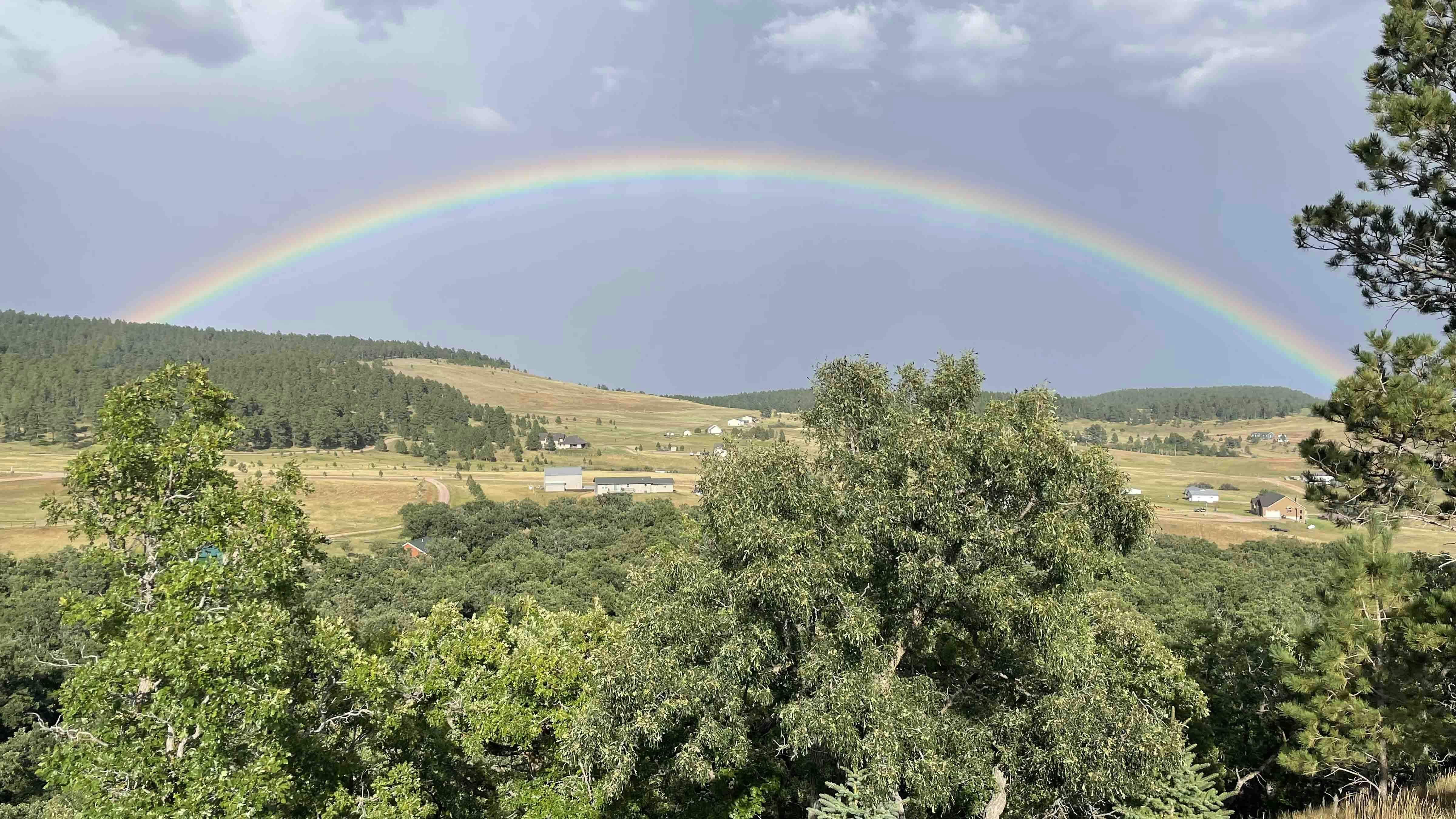 "Photo taken Sunday afternoon following some much needed rain in Sundance."