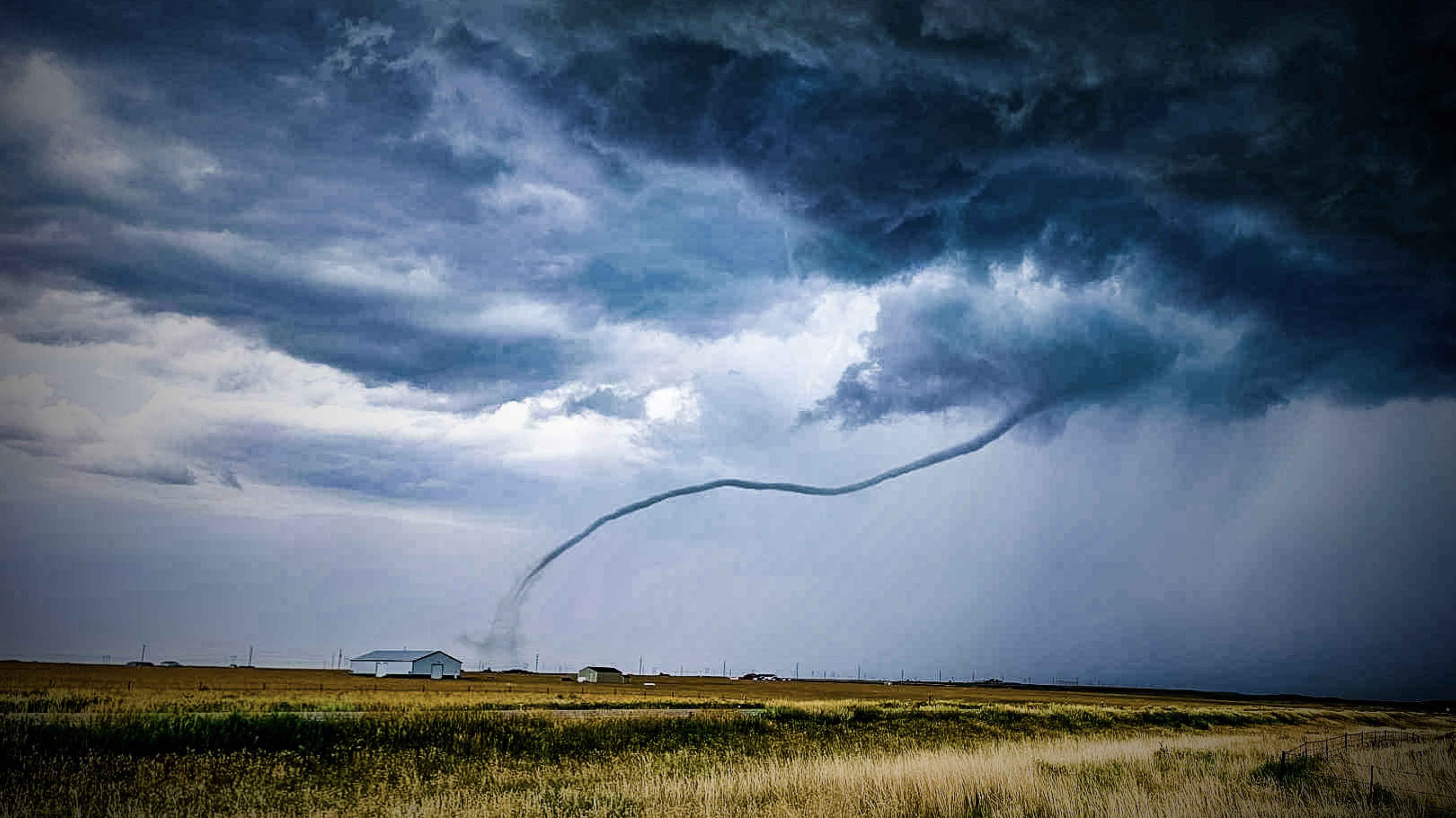 Near the Wyoming - Colorado border on Highway 85. August 1, 2023