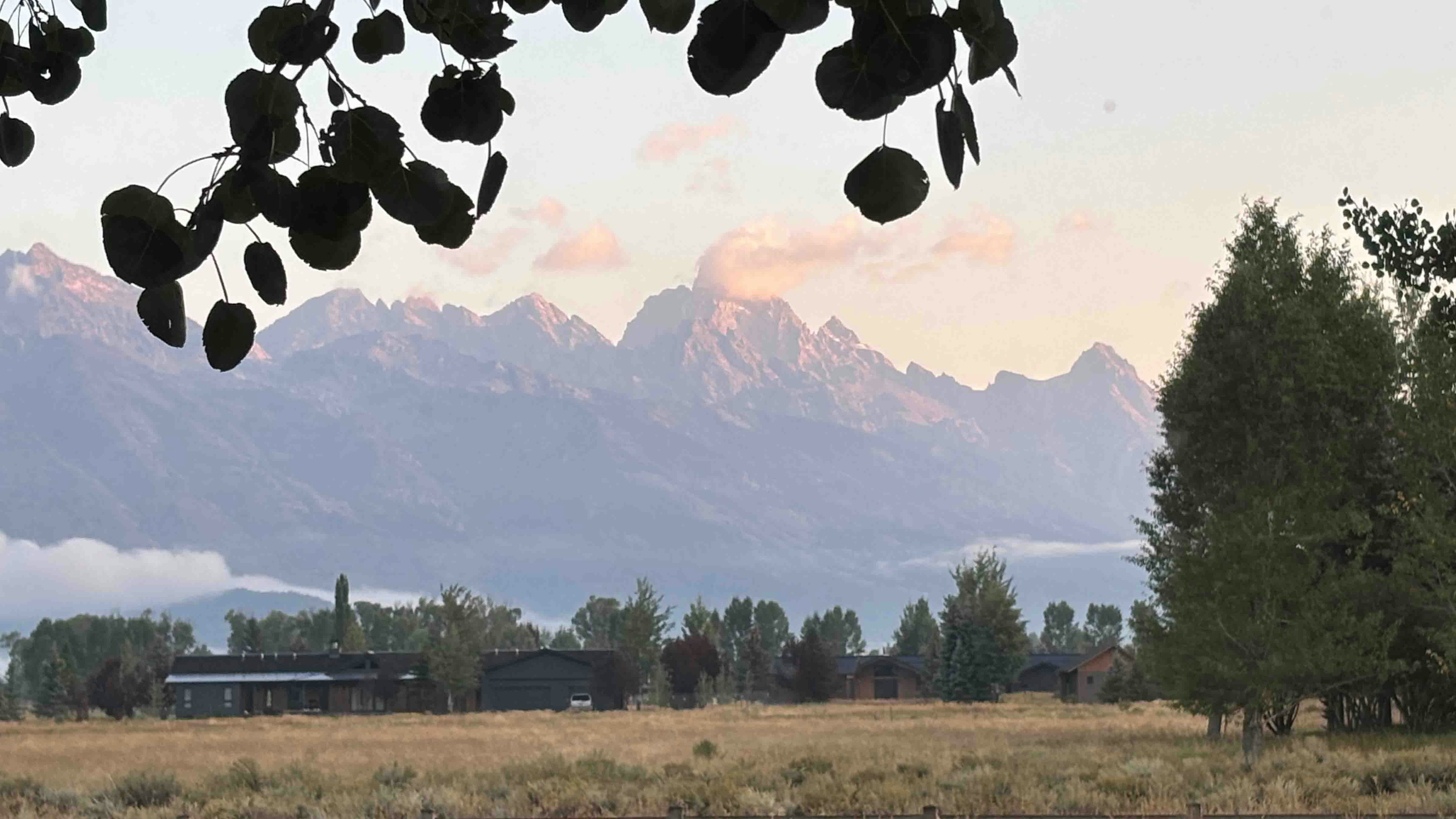 Mt. Moran reminder us the Yellowstone Supervolcano Caldera is just a few miles north of Jackson