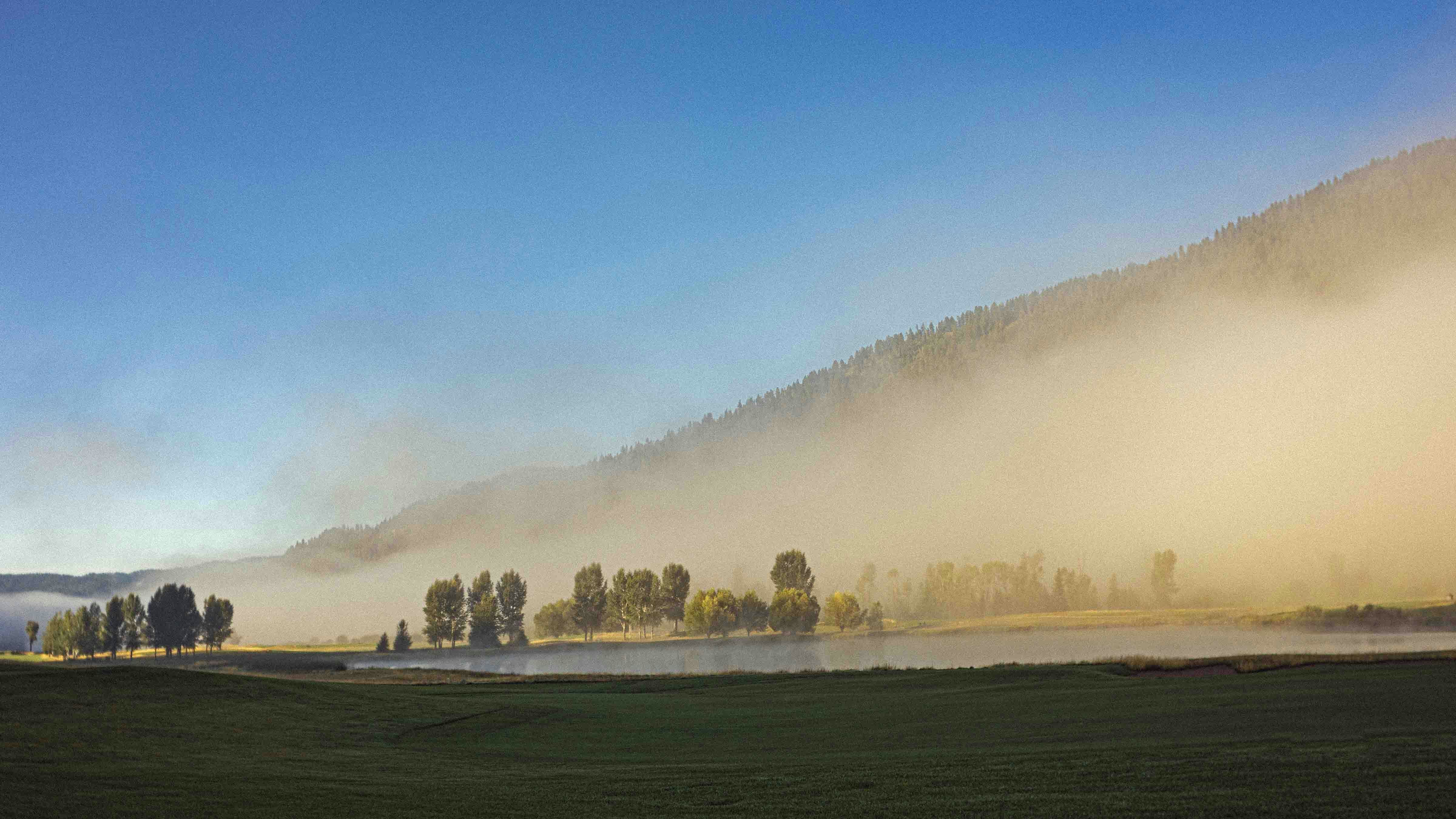 This image was taken out our back door, on the 11th fairway of the Snake River Sporting Club, in Jackson, Wyoming.