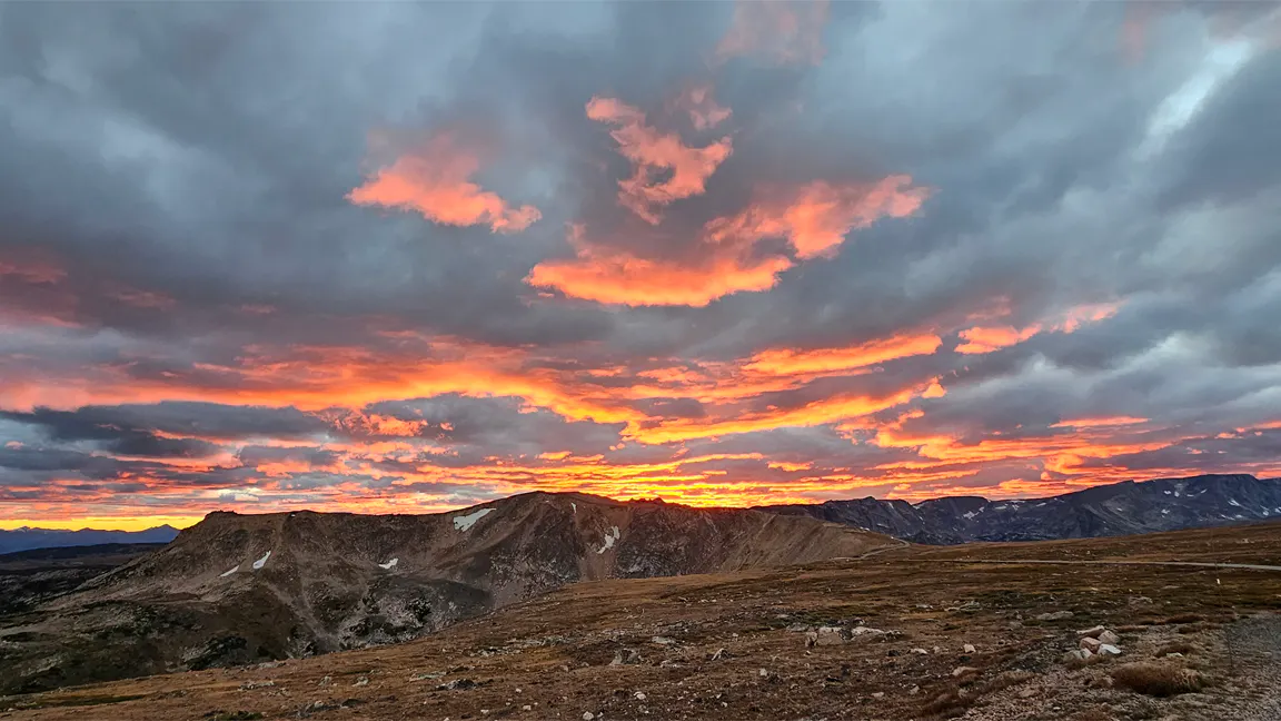 Sunset on the Beartooths