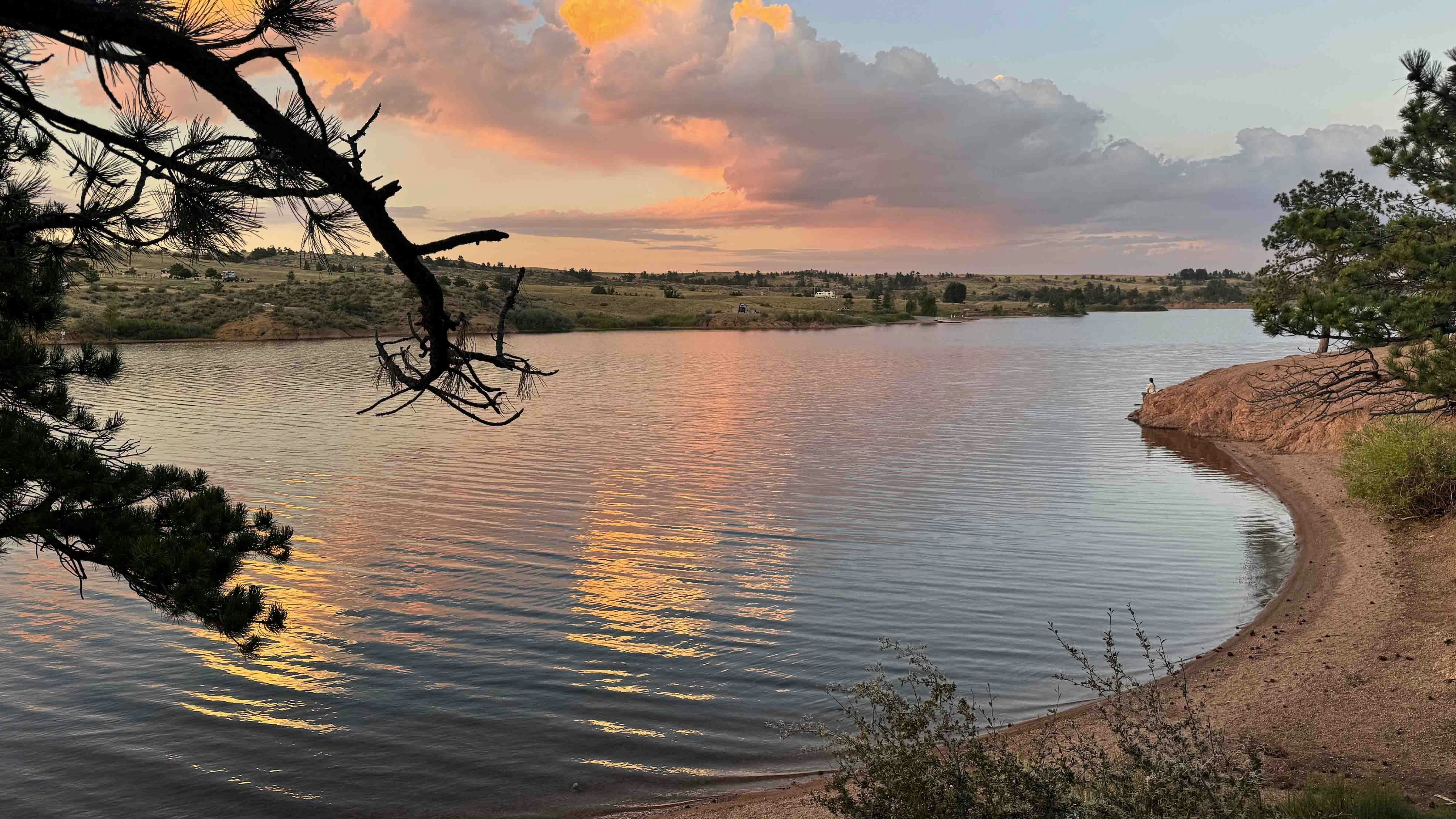 Sunset at Granite Reservoir