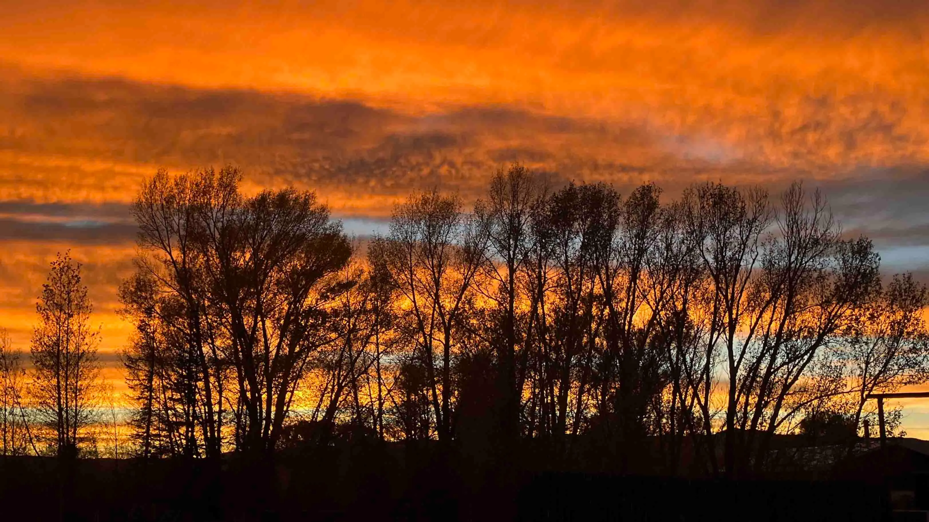 "Last night’s sunset was remarkable. Jelm Mountain in the Big Laramie River valley."