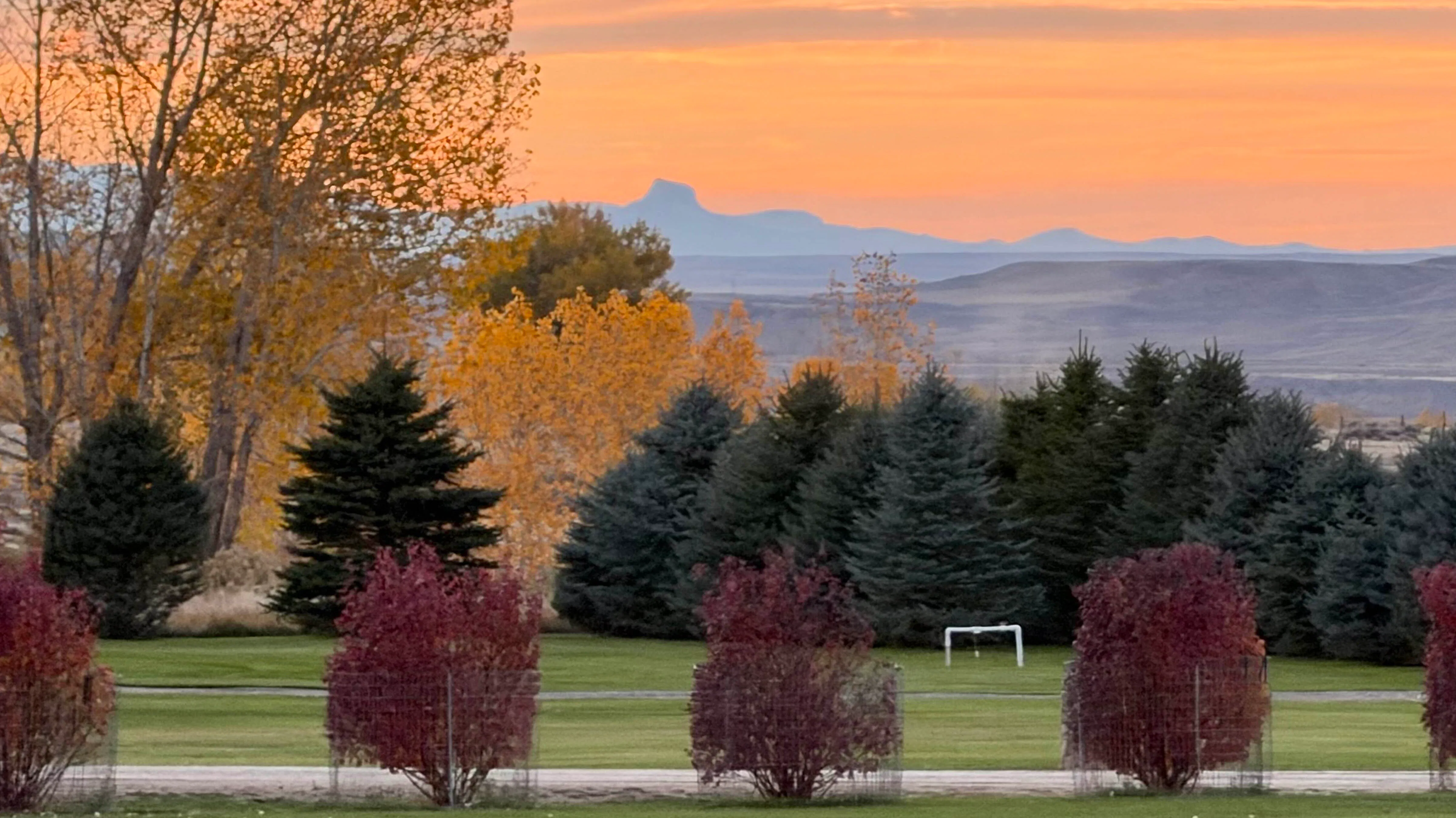 Too beautiful not to share. This taken Wednesday evening looking west from Shell creek towards Heart Mountain