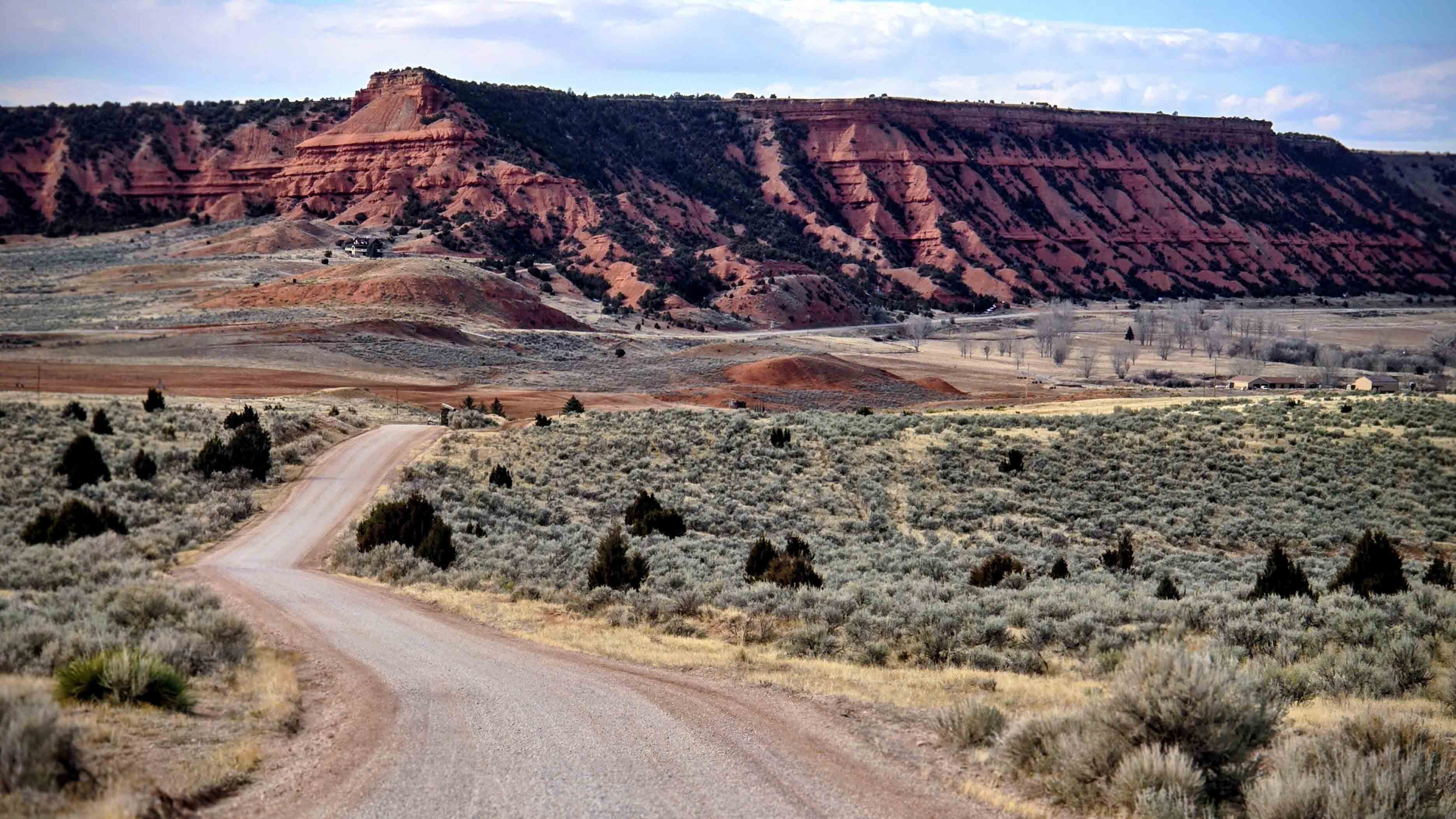 "My sister and I went for a drive north east of  Ten Sleep last Sunday, February, 15th. Just thought  I'd share this wonderful photo with you."