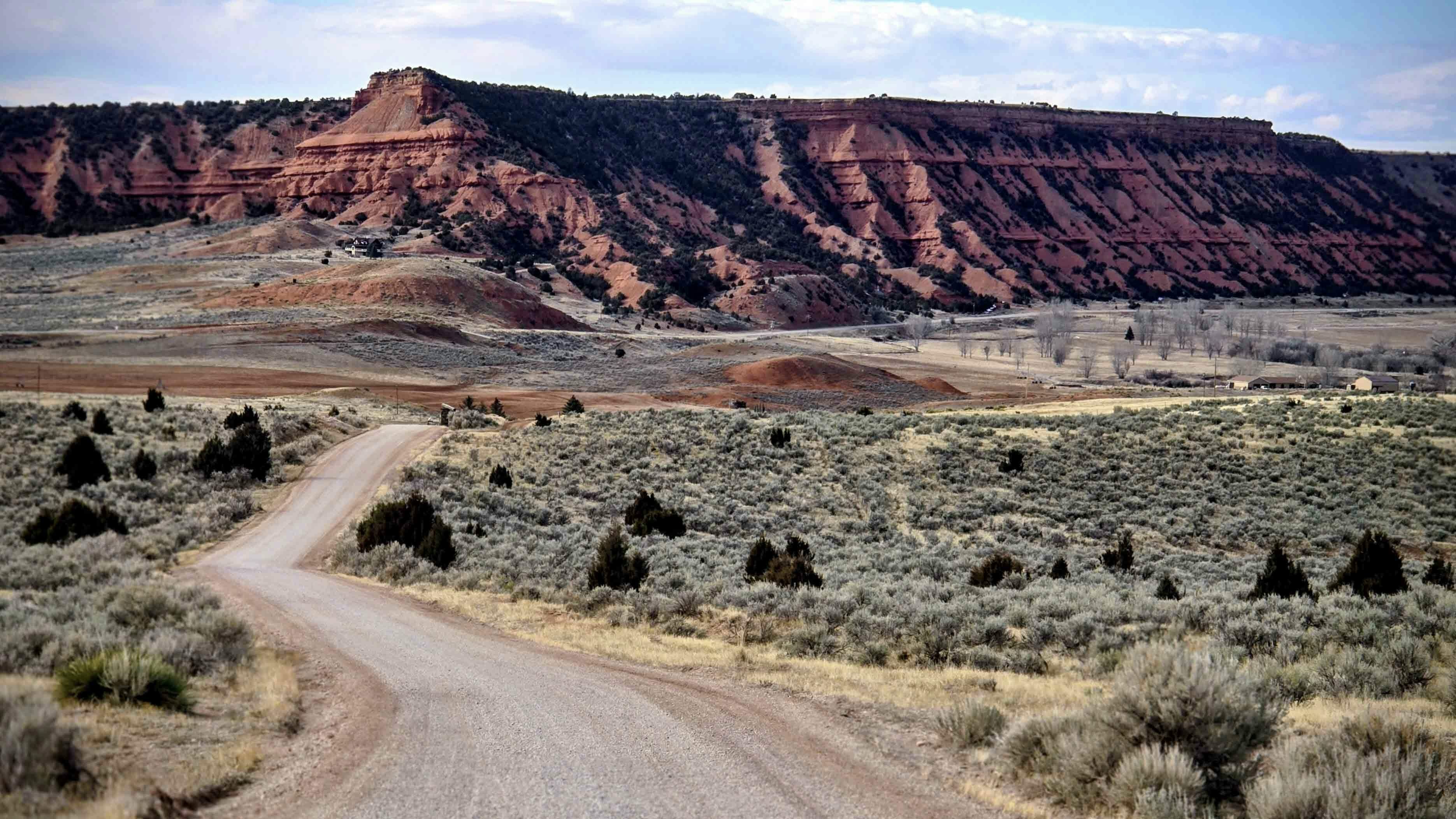 "My sister and I went for a drive north east of  Ten Sleep last Sunday, February, 15th. Just thought  I'd share this wonderful photo with you."