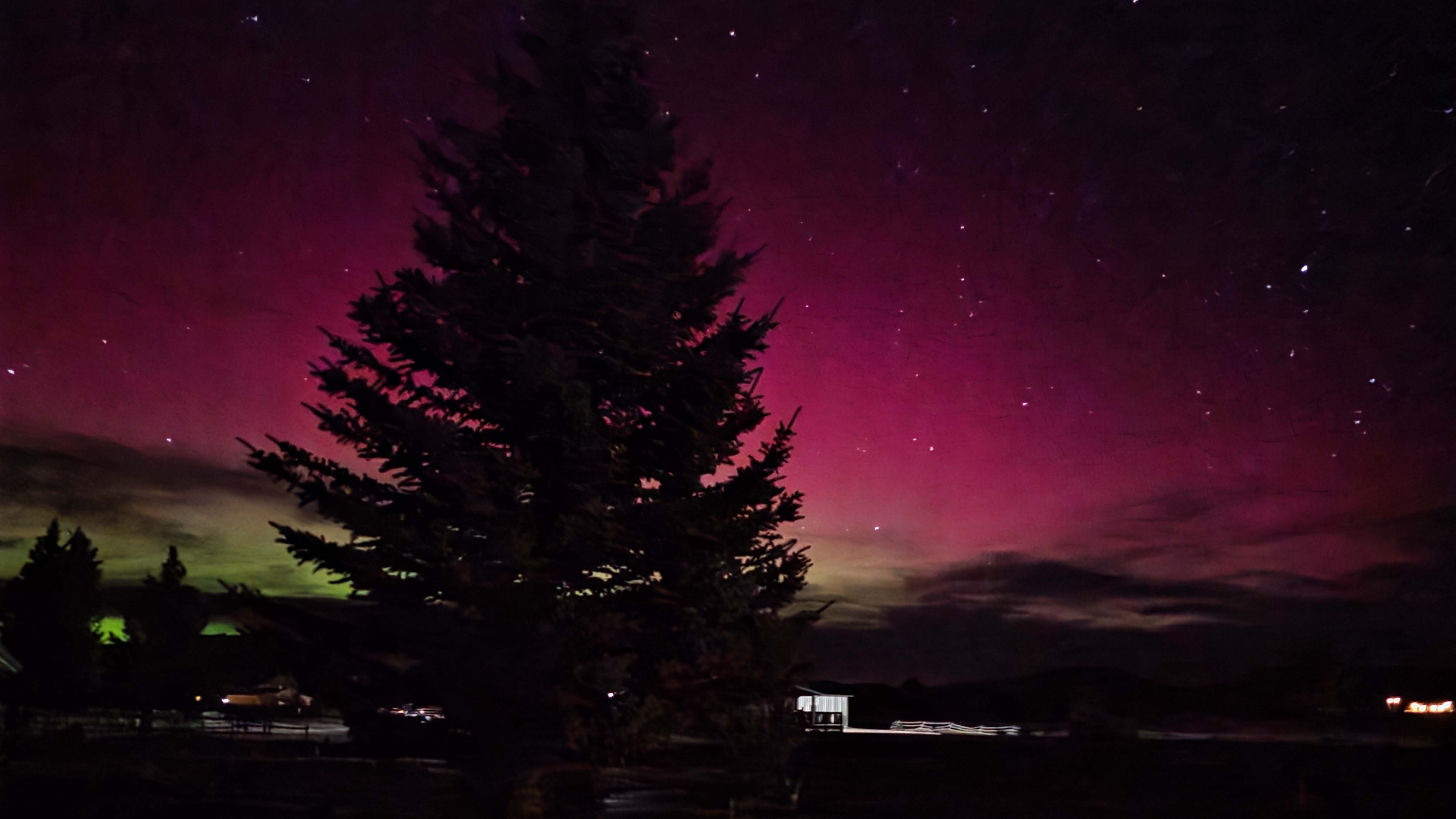 "This was taken north of Dubois on Friday night."