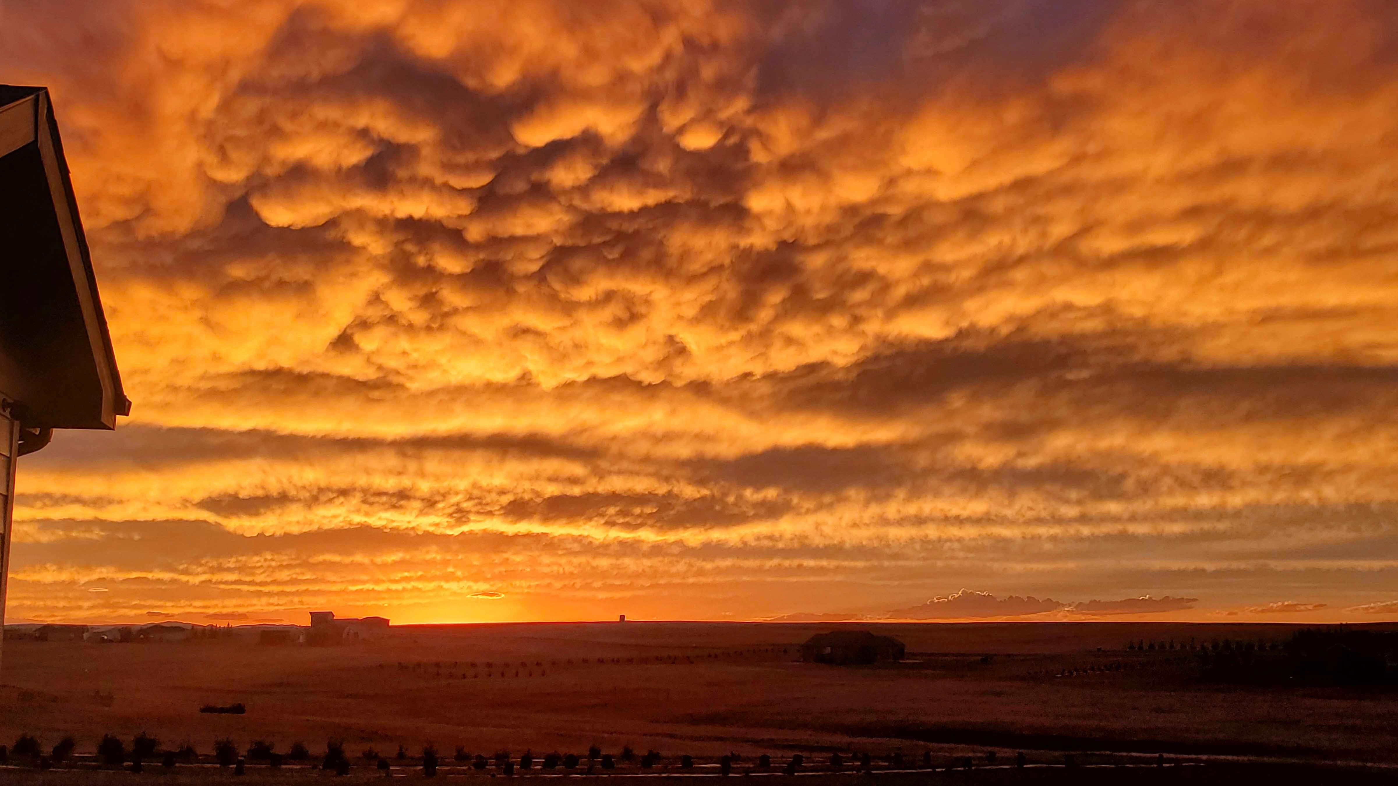 "An absolutely breathtaking sunset! Love Wyoming!!"