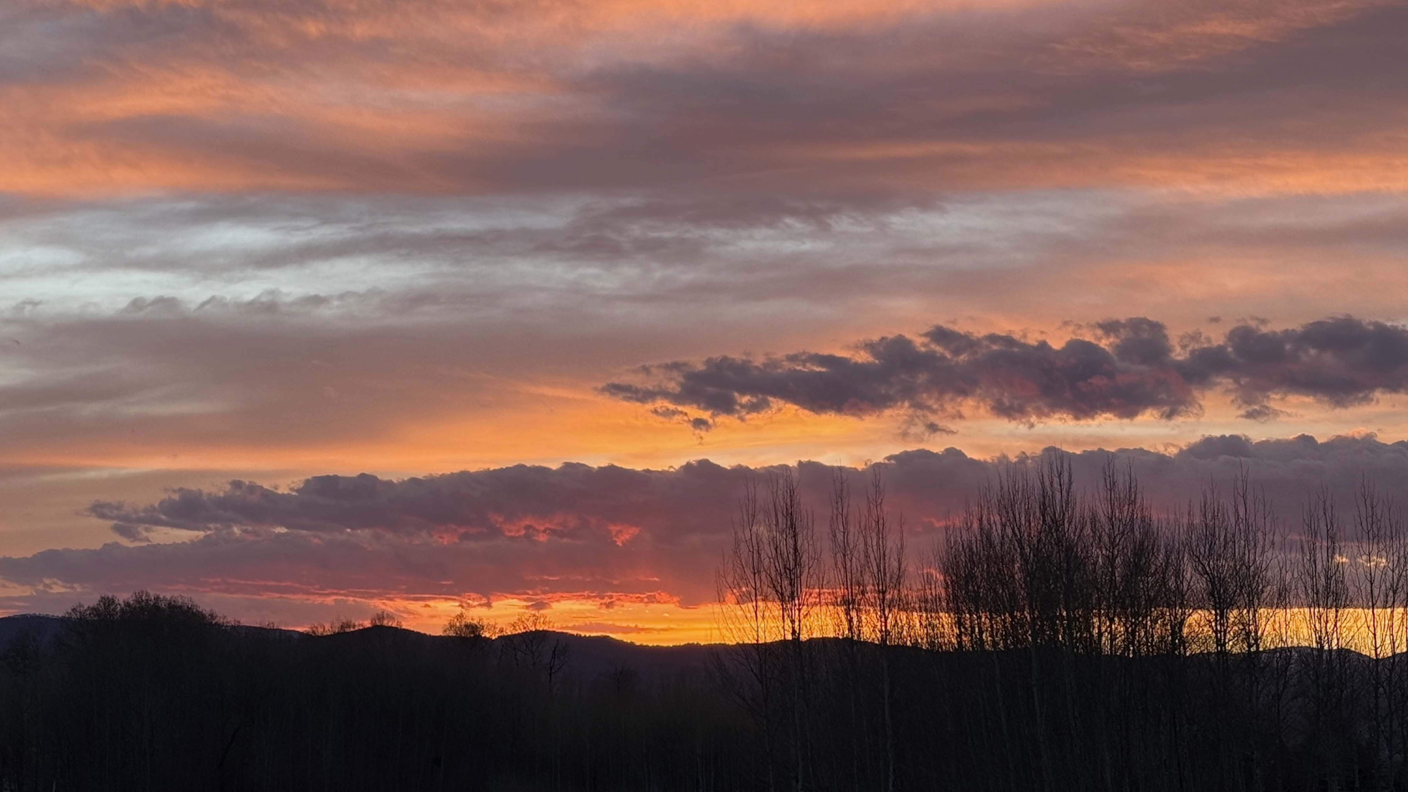 "Almost every evening offers the best views ever! Looking West from the Bench Rd above Thayne, Wy."