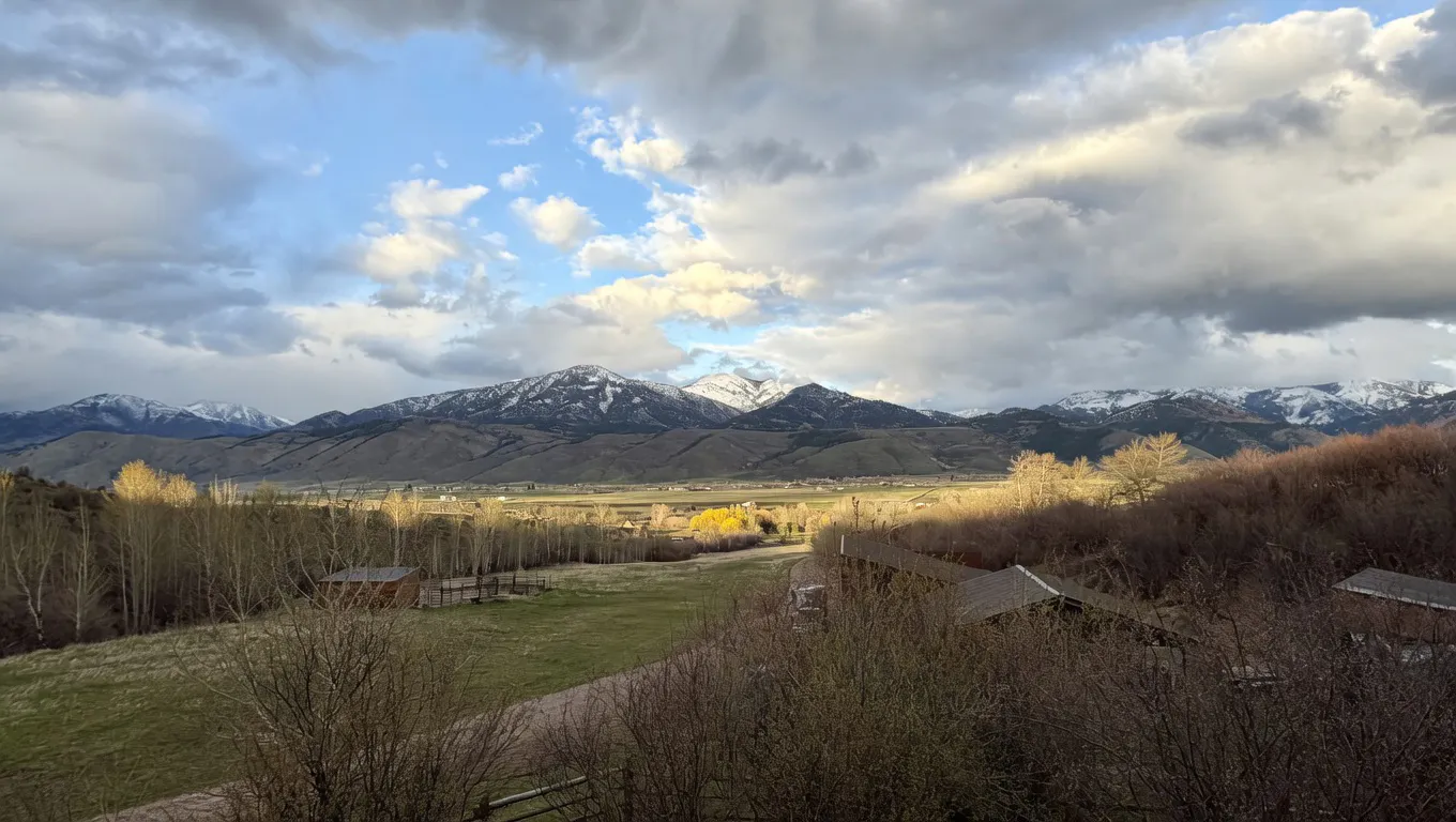 The Salt River Range holds a kaleidoscope of morning and evening landscape; my sweet Wyoming home. Oh, the light."