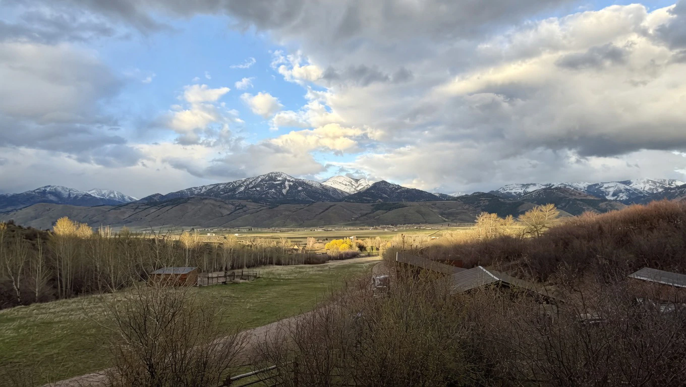 The Salt River Range holds a kaleidoscope of morning and evening landscape; my sweet Wyoming home. Oh, the light."