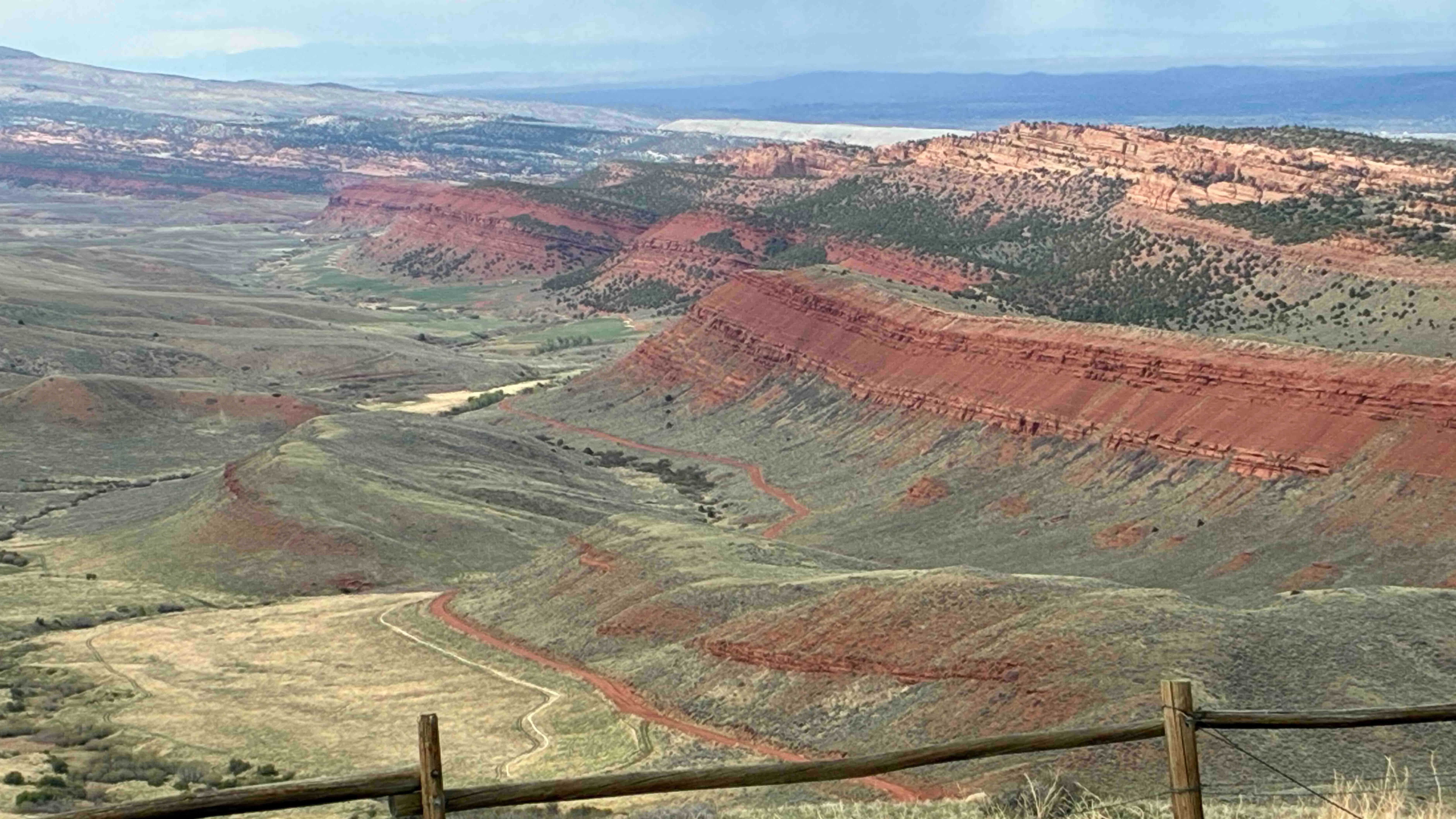 "Red Canyon, South Pass Highway. Thursday, May 7, 2026."