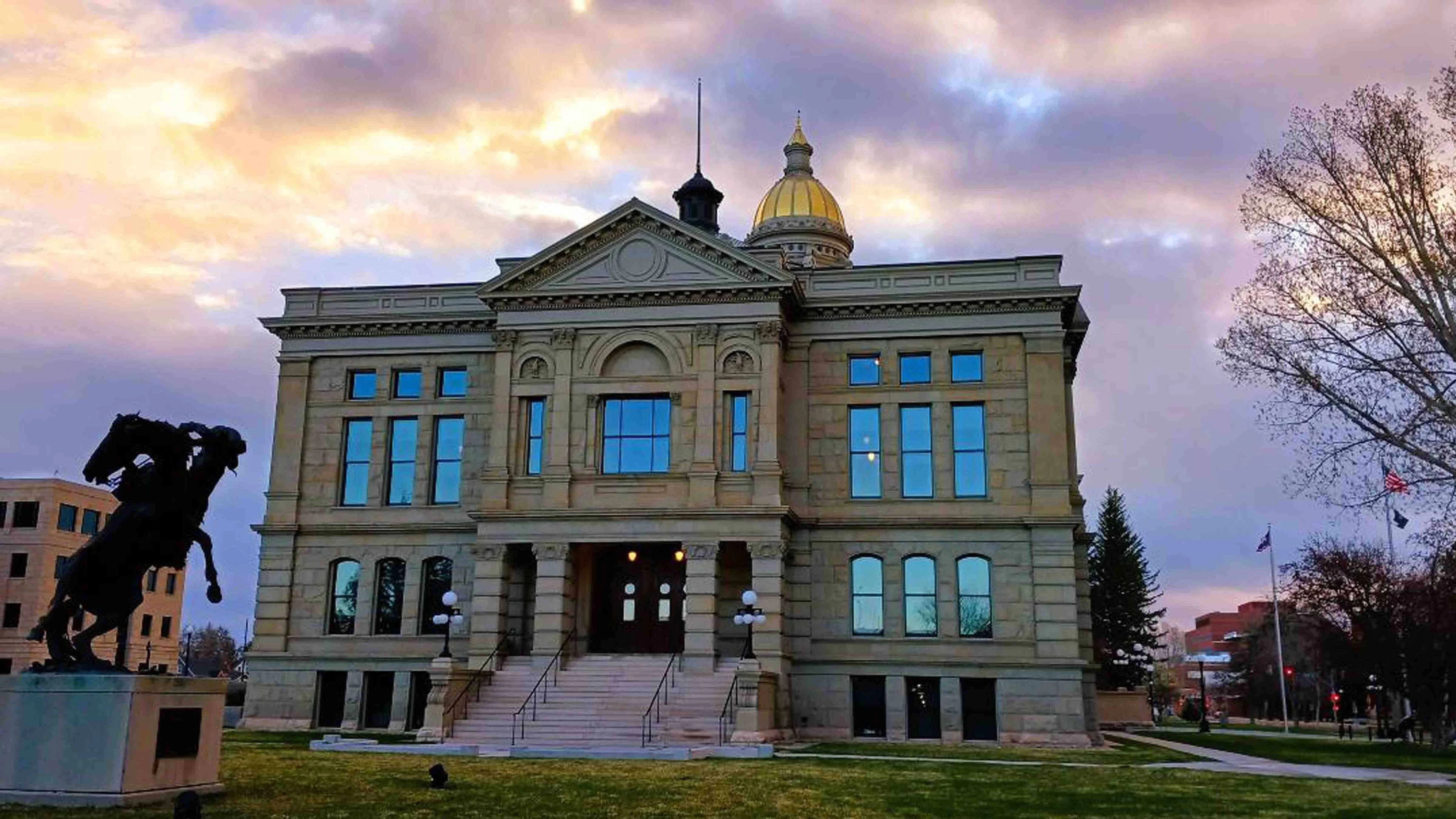 East side of the Wyoming State Capitol