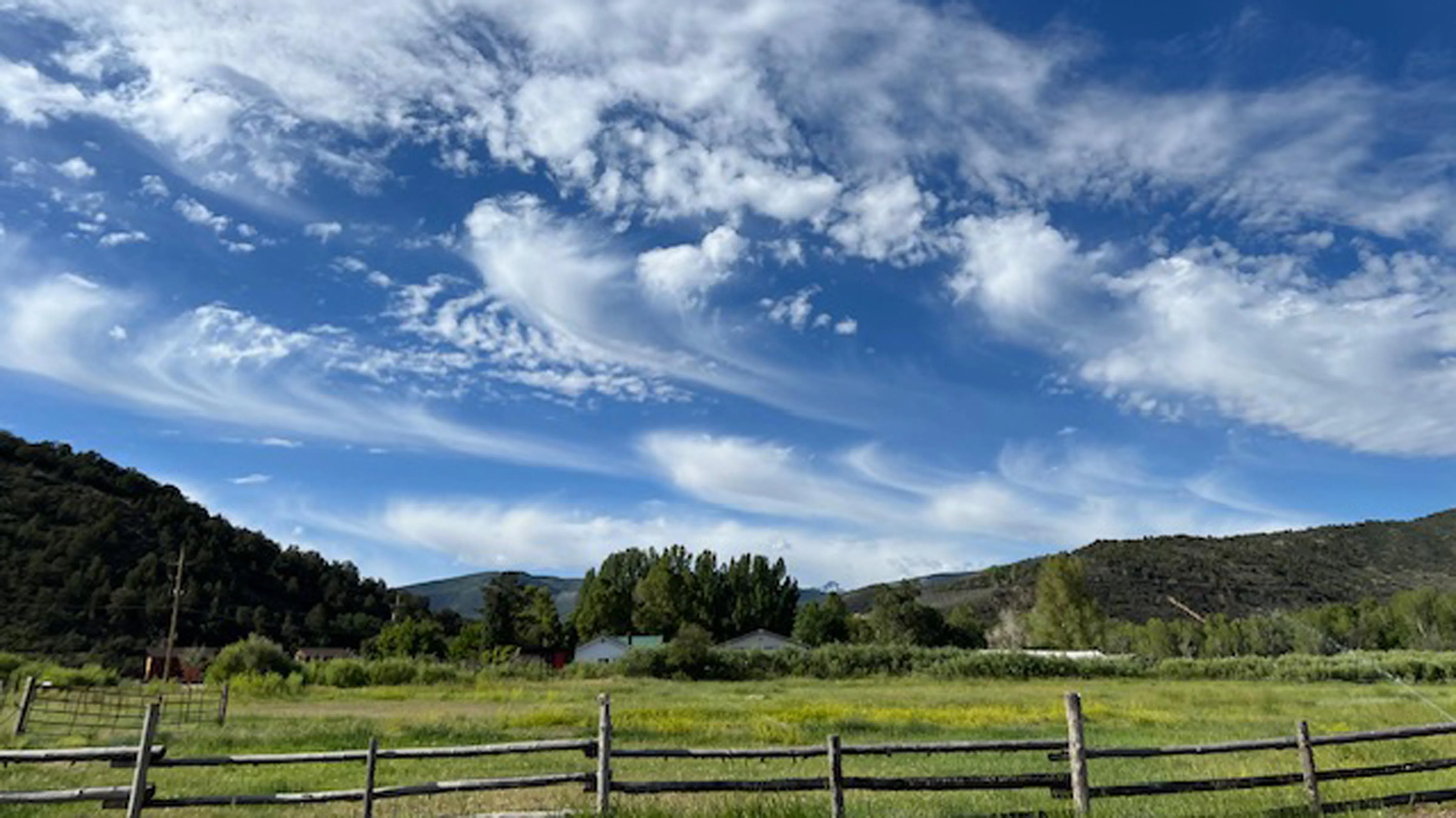"Sunday morning clouds."