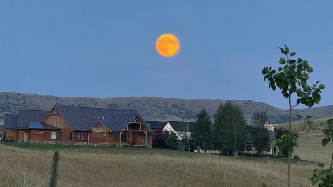 "Looking south from Powder Horn near Big Horn"