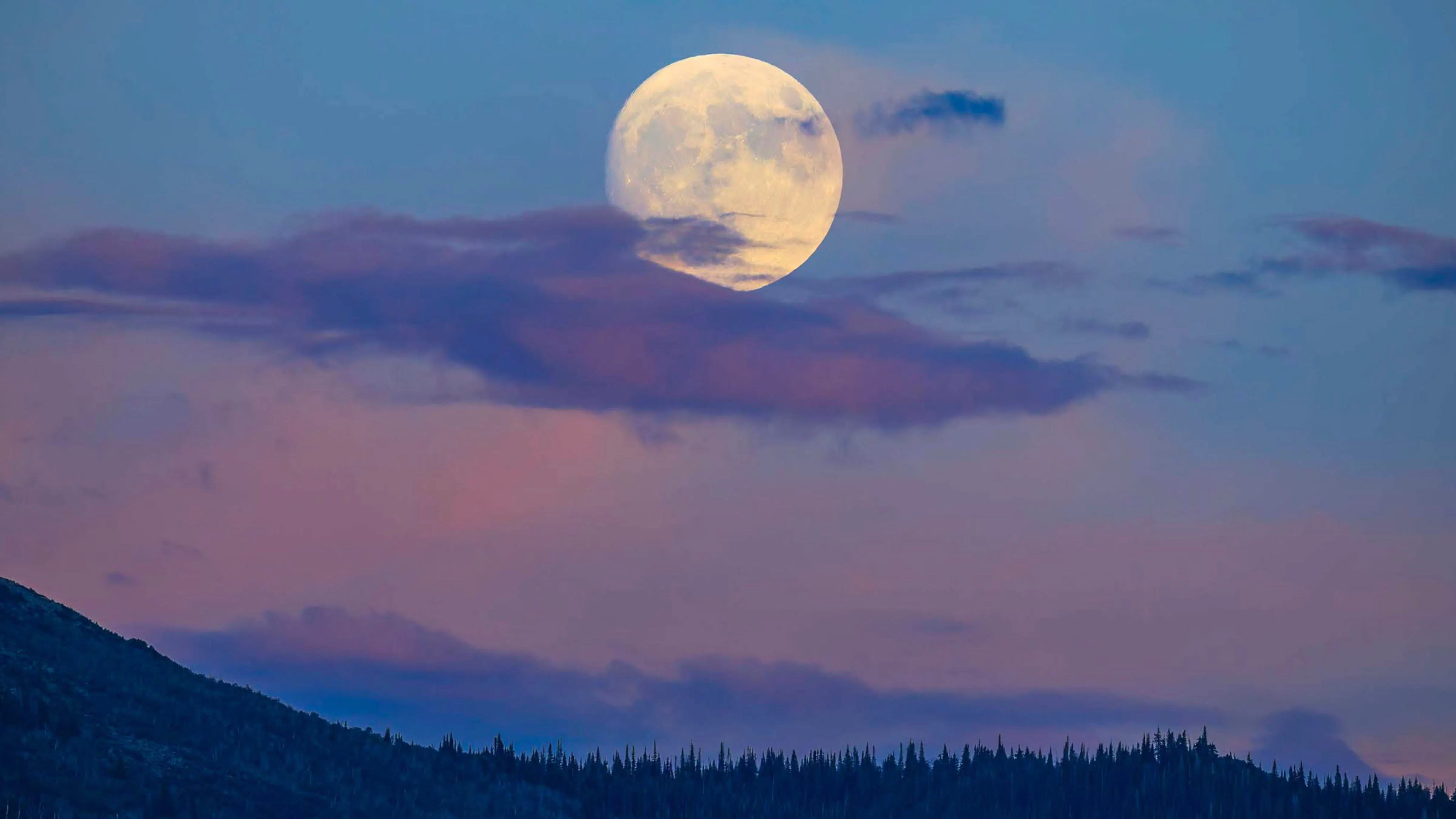 Full Moon Rise On Shoulder Of Baker Mountain Shot this during my trip to the Sierra Madre Range three weeks ago. The mountain is Baker Mountain a prominent feature in the area named after mountain man James Baker who settled in the area in the 1870’s.