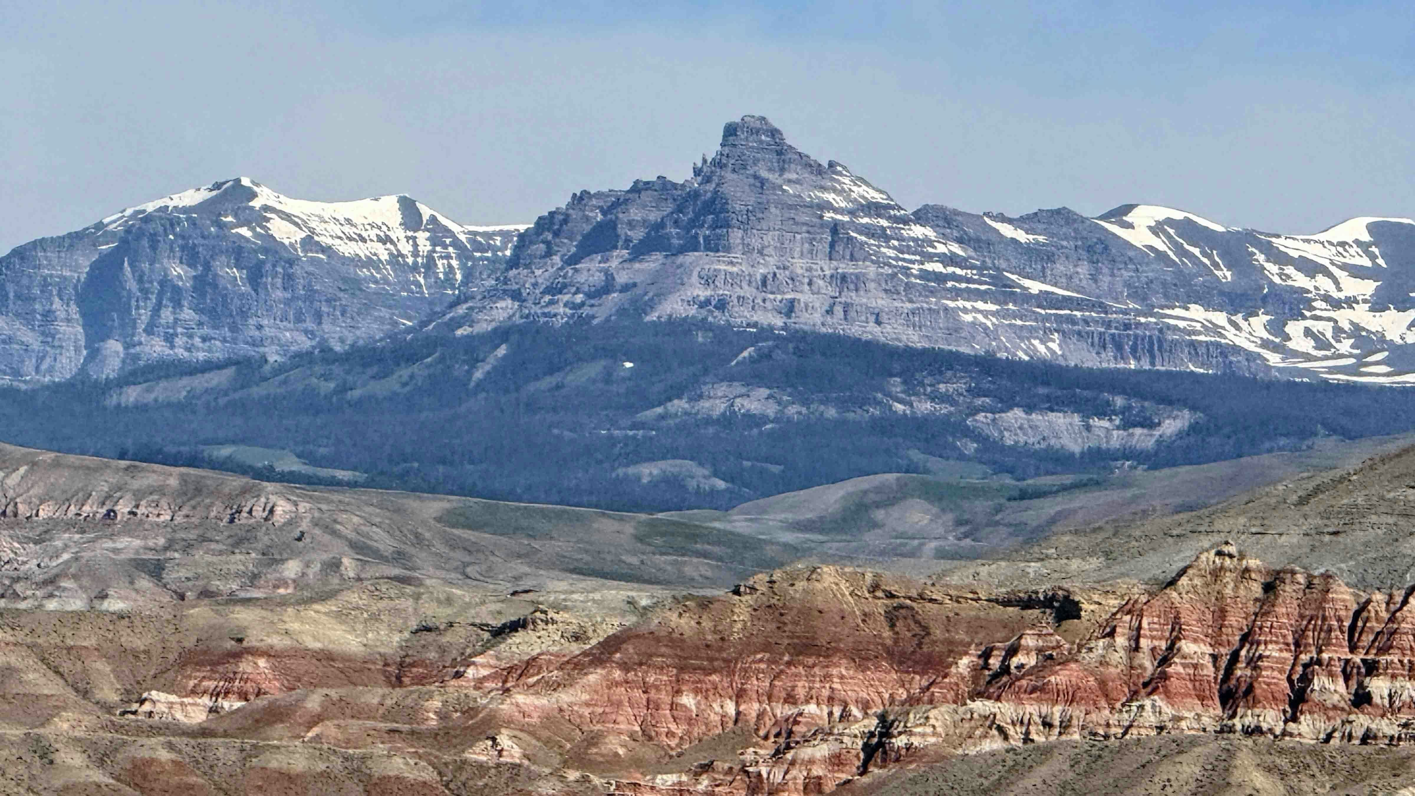 "View of Rams Horn from Dubois Cemetery."