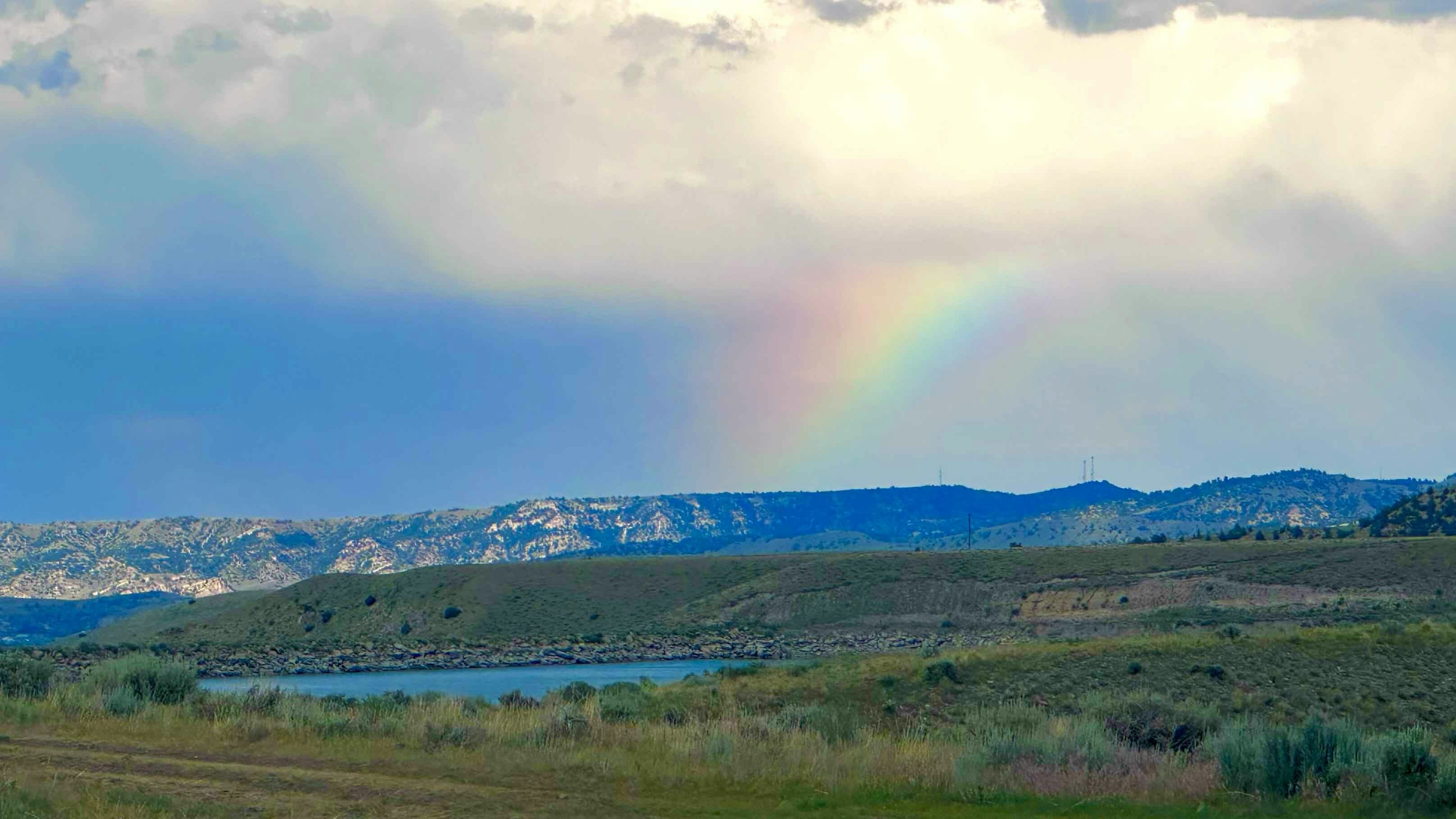 Taken at Lower Sunshine Reservoir while camping.