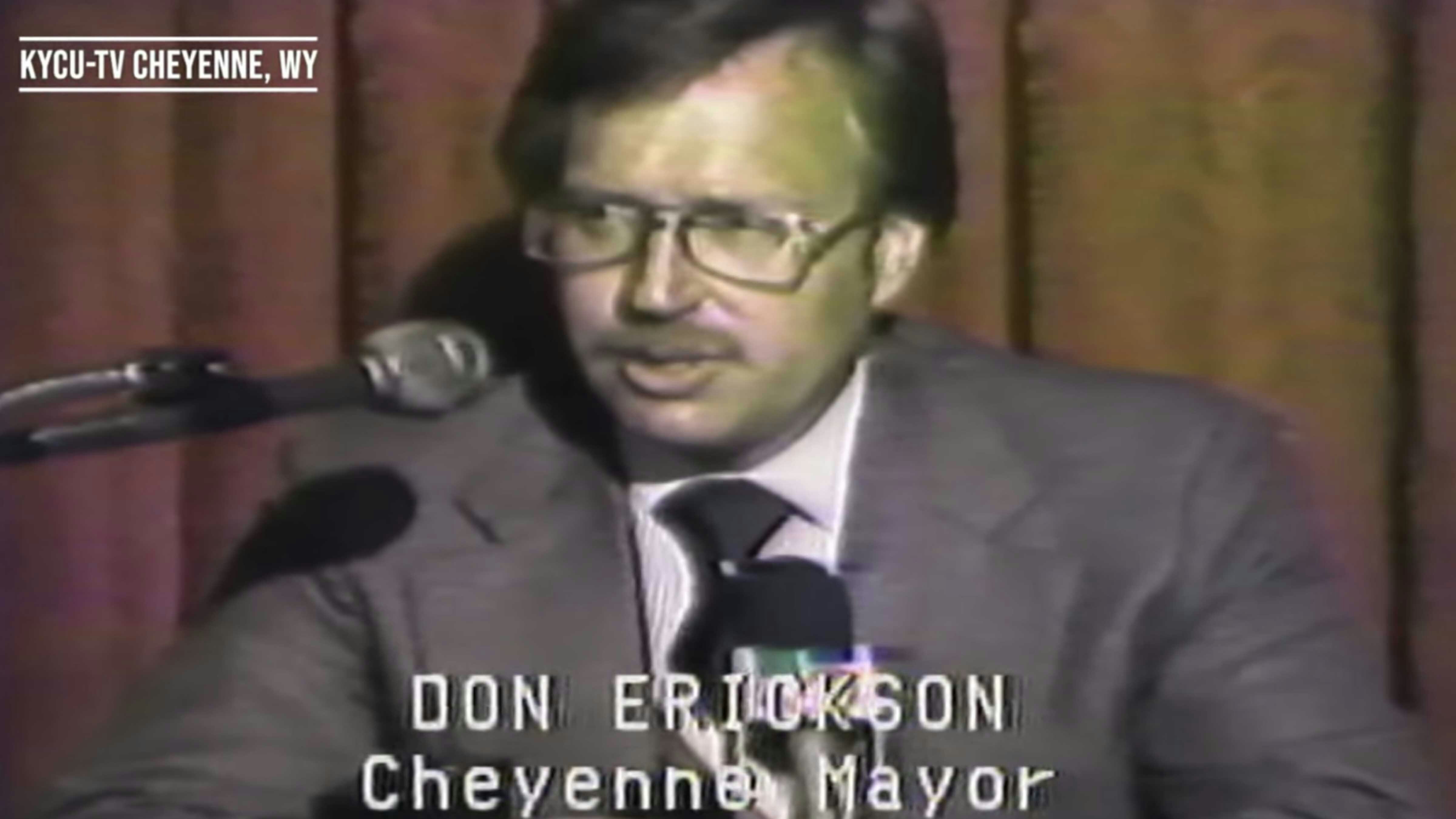 Cheyenne Mayor Don Erickson. July 16, 1979