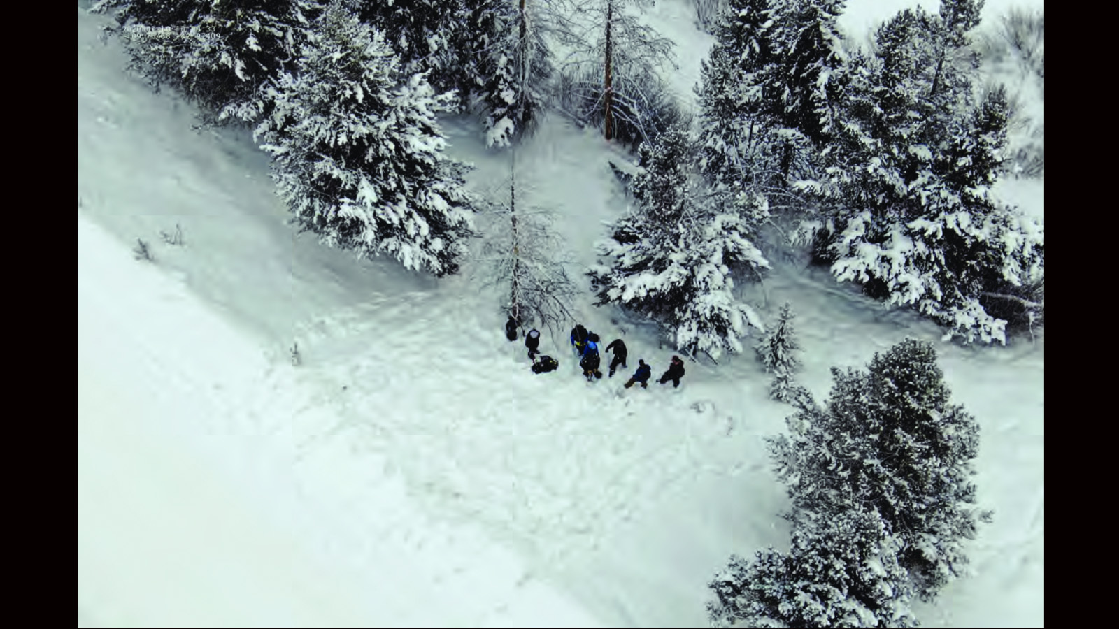 Downed people by drone