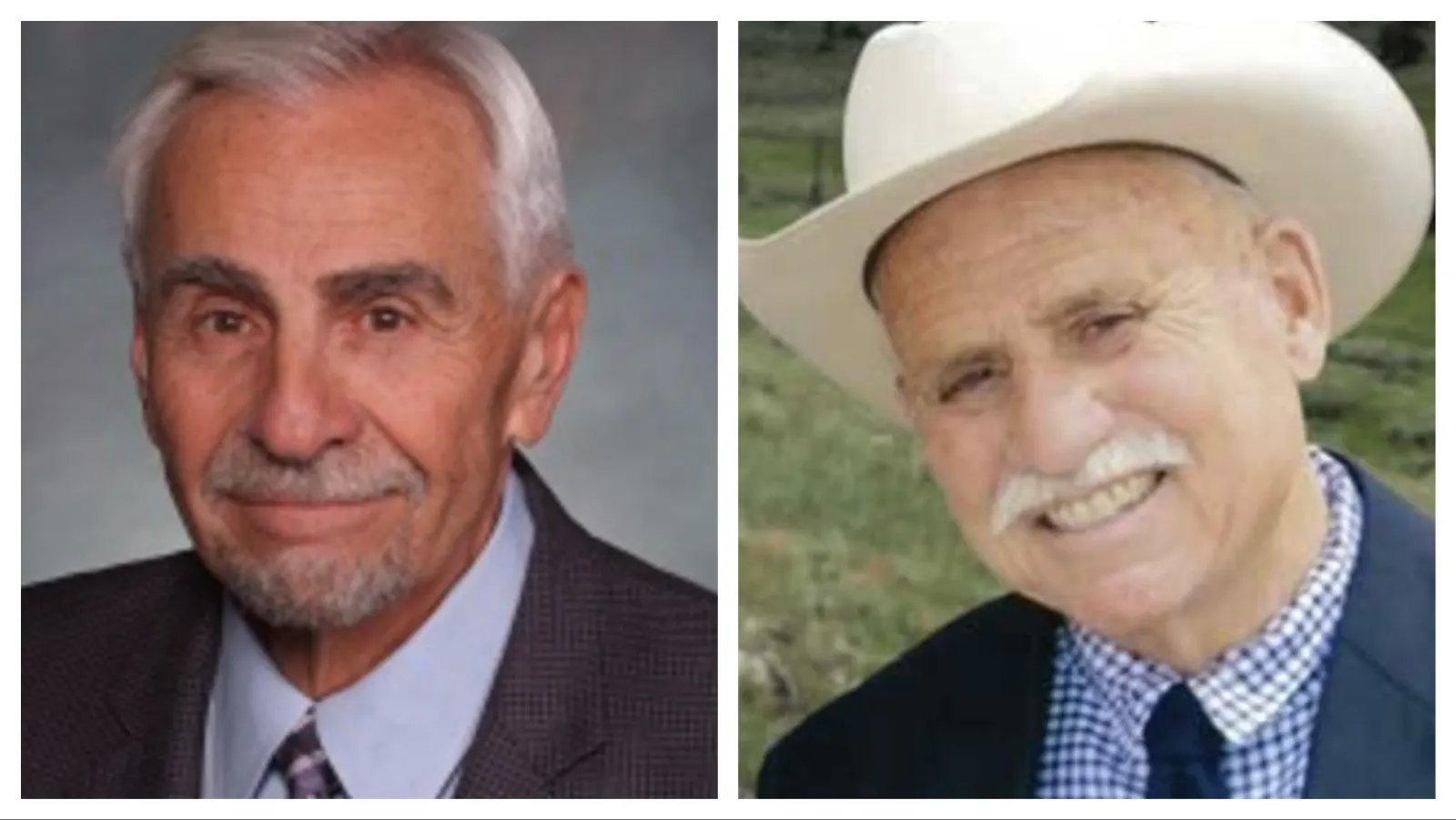 Former House Speaker and Senate President Eli Bebout (left), former Republican nominee for governor and longtime attorney Ray Hunkins