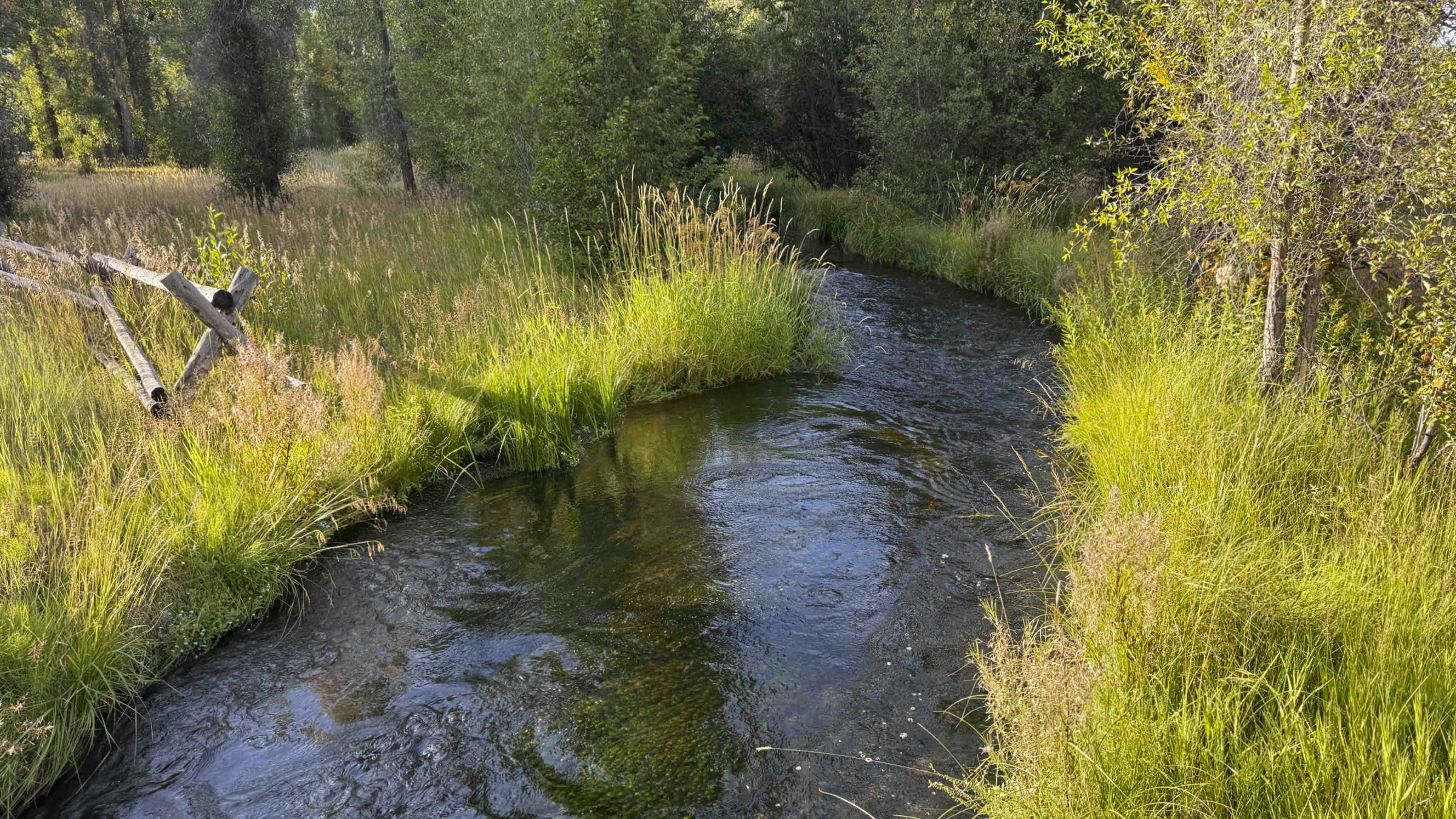 A 21-acre Jackson Hole estate in a coveted neighborhood has just hit the market for $39.5 million. It offers private Snake River frontage, as well as winding creeks full of trout, cinematic views and serene wilderness. It’s just five minutes from Jackson’s downtown.