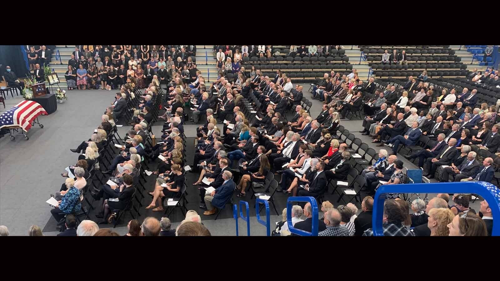 Enzi funeral long shot