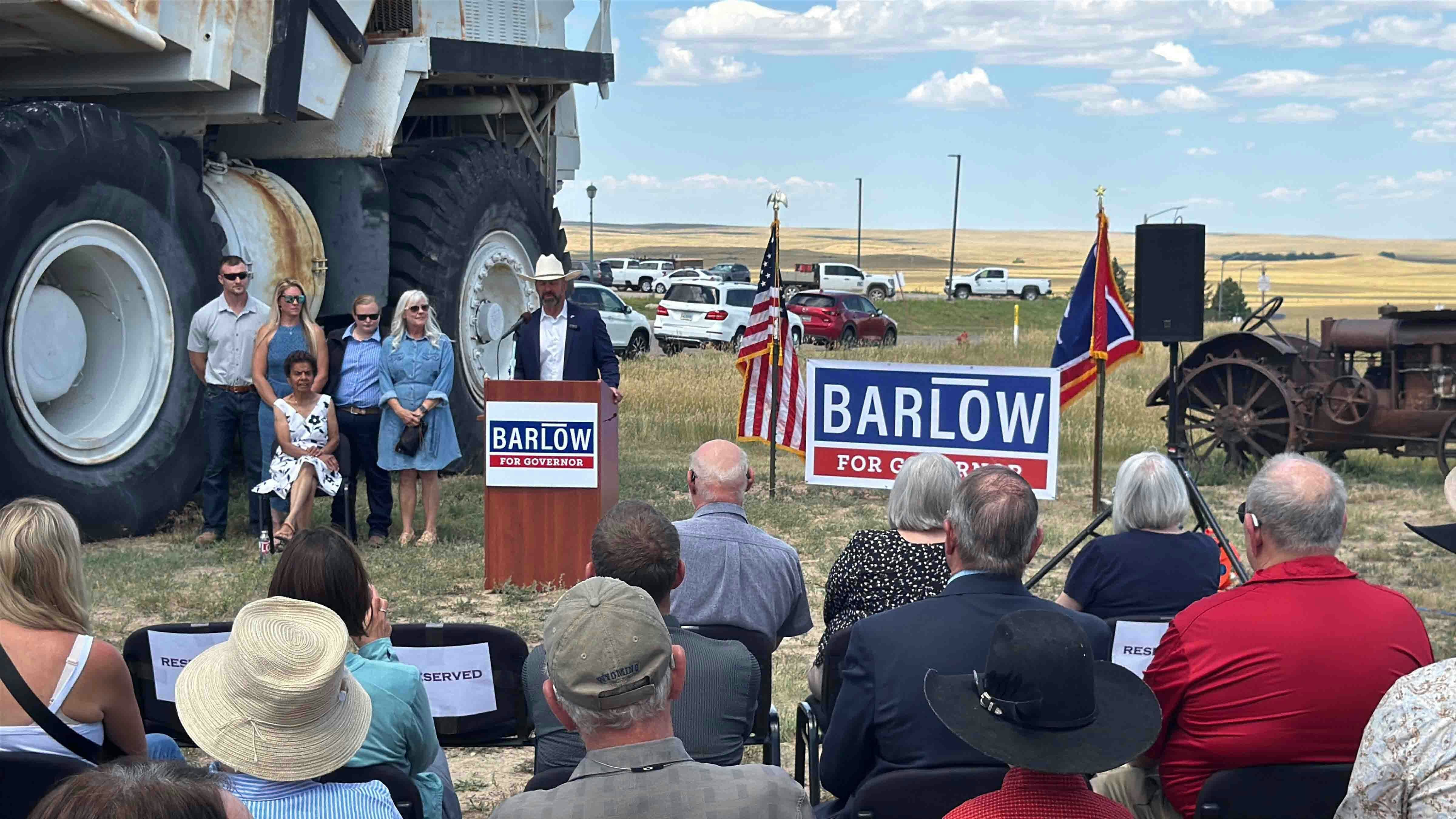 Campbell County Republican Eric Barlow on Tuesday announced he’s running for governor in 2026.