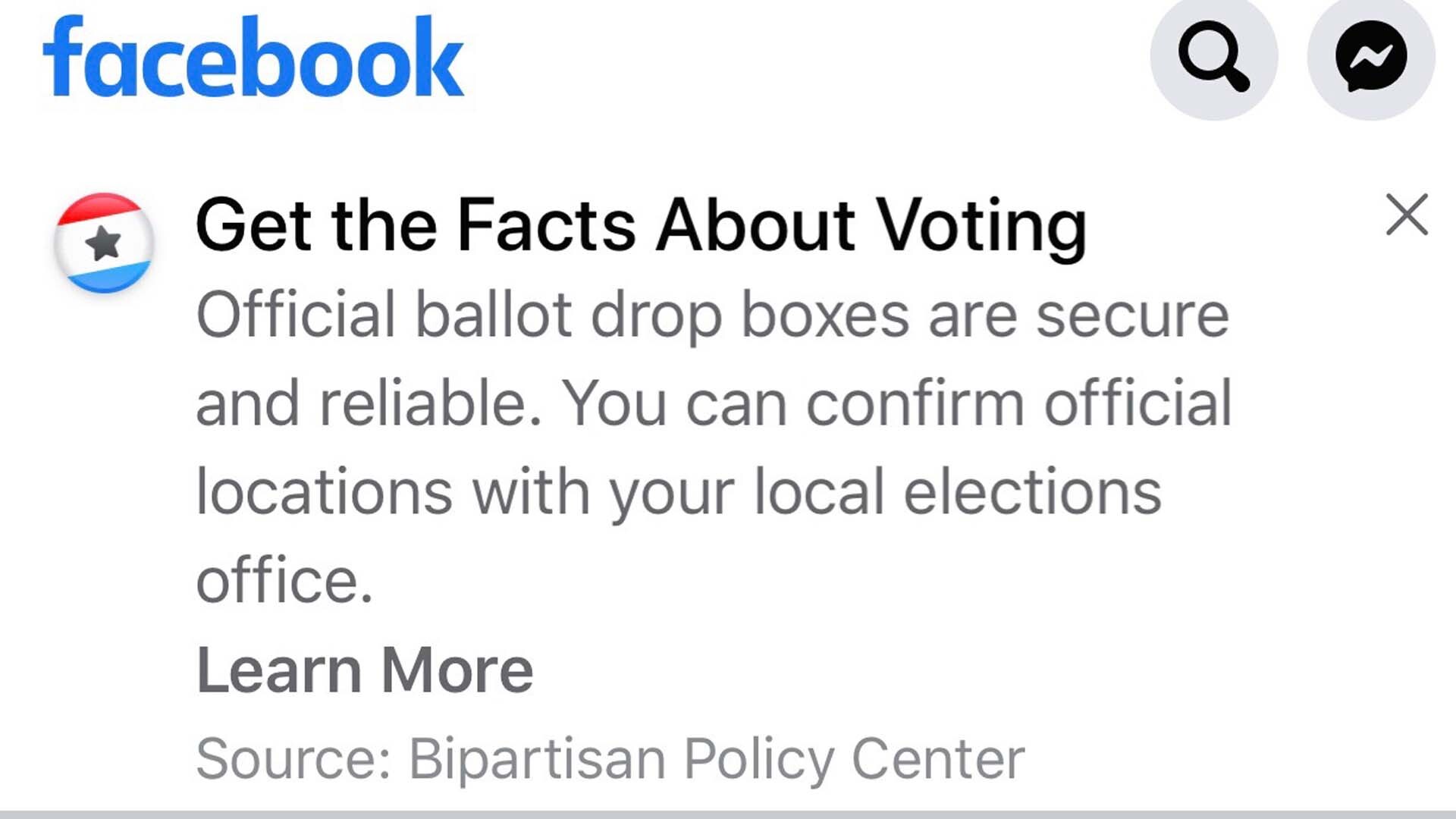 Facebook vote