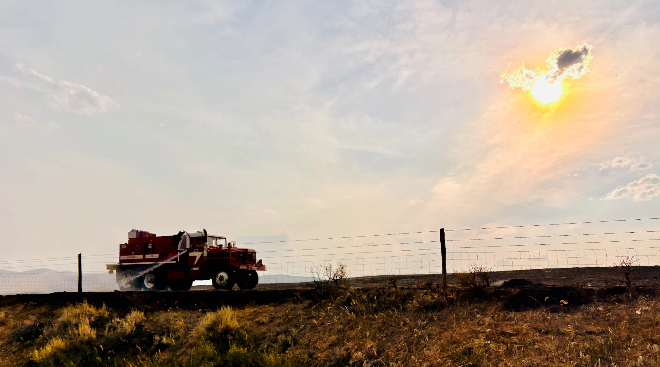 The Fort Washakie Fire scorched rangeland and forced evacuations on Tuesday.