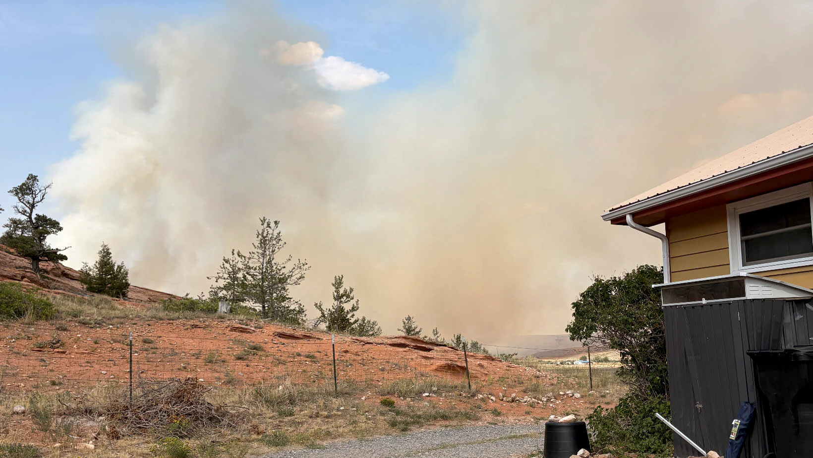 The Fort Washakie Fire scorched rangeland and forced evacuations on Tuesday.