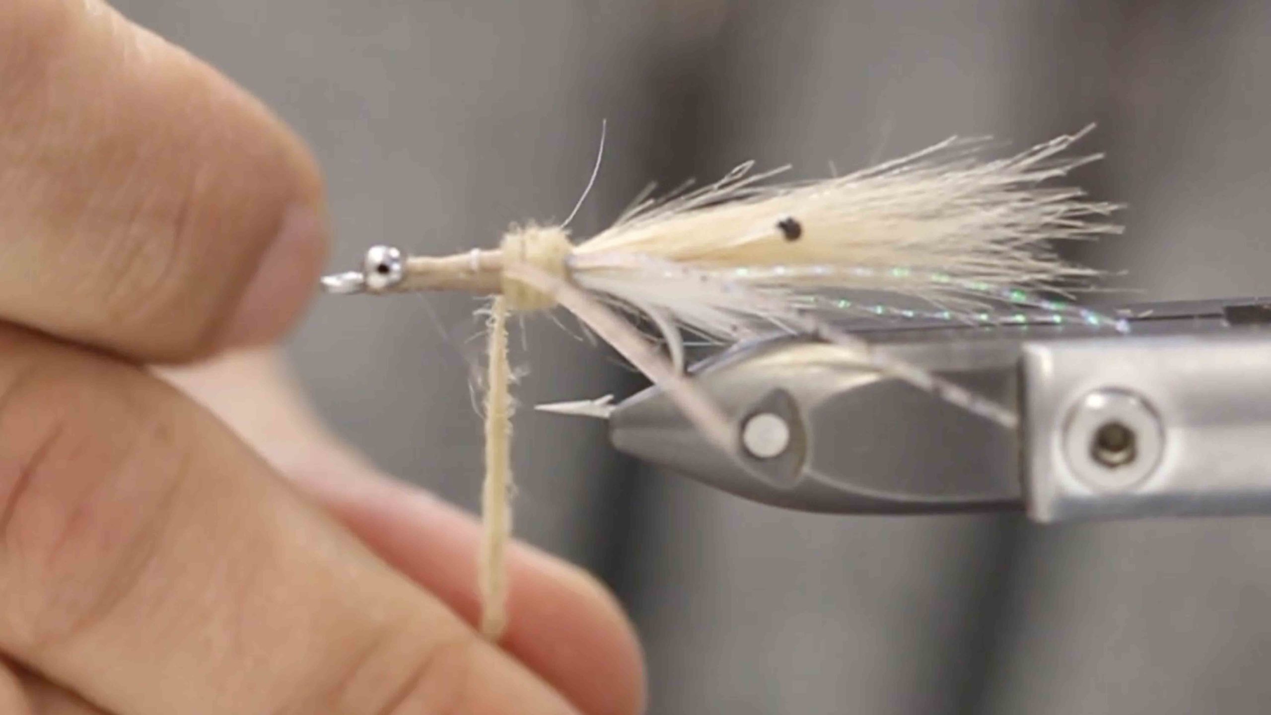 Fly tying scaled