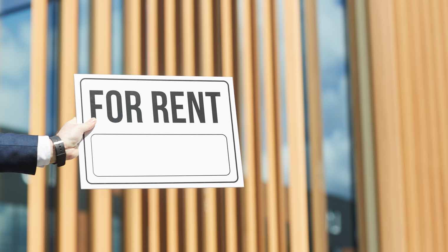 For rent sign