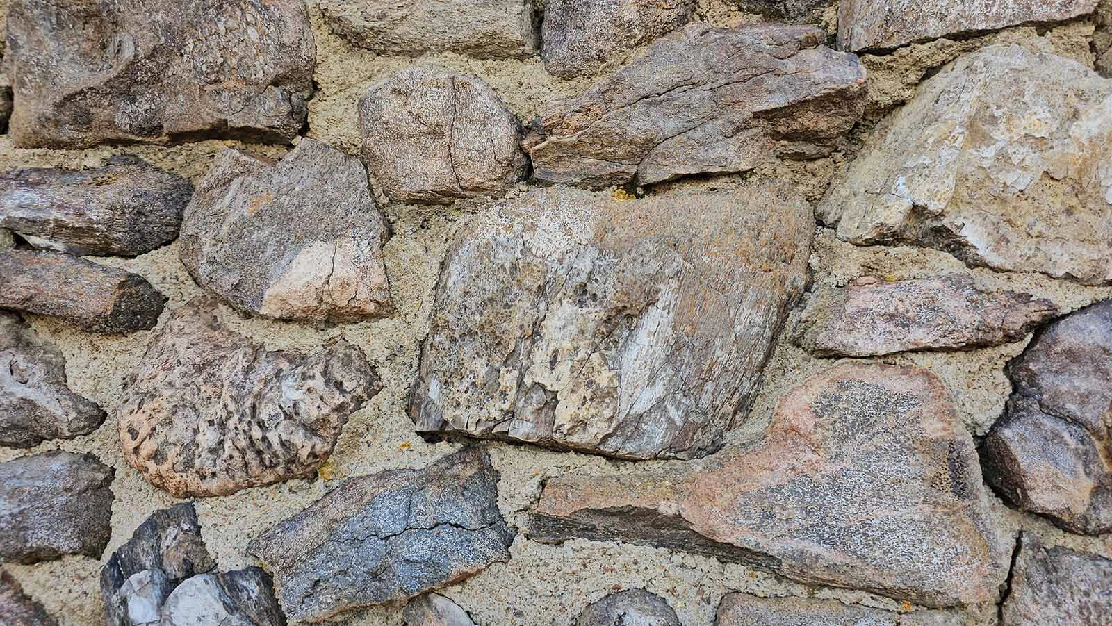 More than 6,000 dinsoaur bones were used to build the Fossil Cabin that's 5 miles from Medicine Bow. The building weighs more than 100,000 pounds.