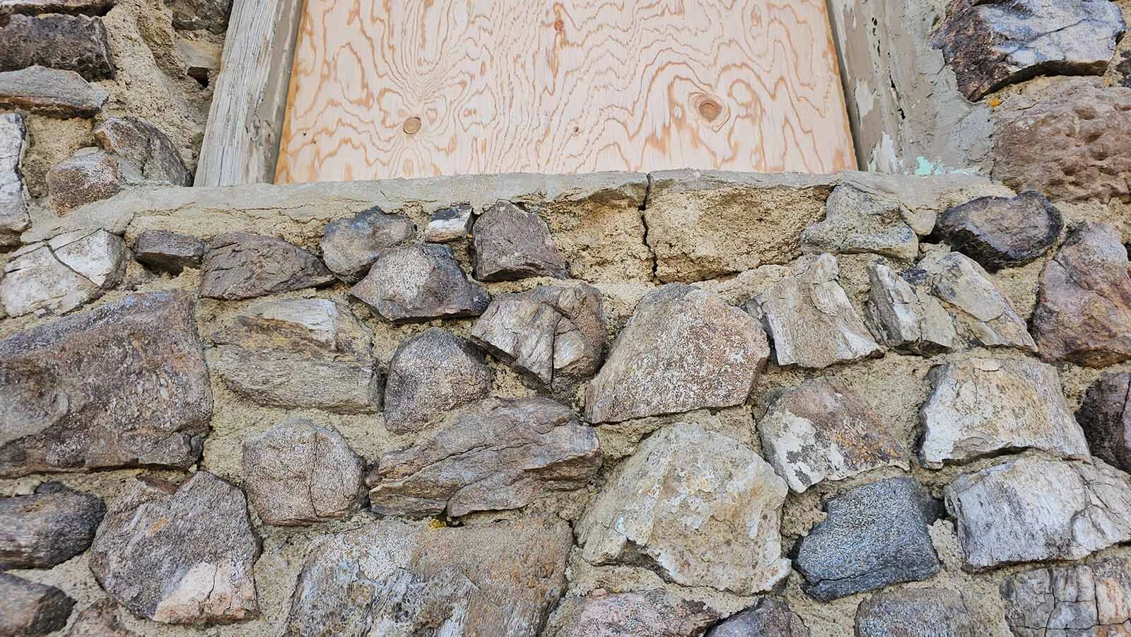 Cracks in the mortar, as well as missing fossils are among problems that must be resolved before Wyoming's Fossil Cabin can reopen. Windows have also been broken out of the facility, which has recently been moved to Medicine Bow.
